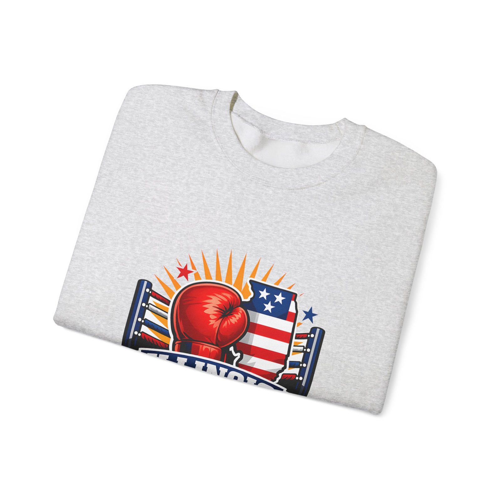 Illinois Boxing Crewneck Sweatshirt - Image 7