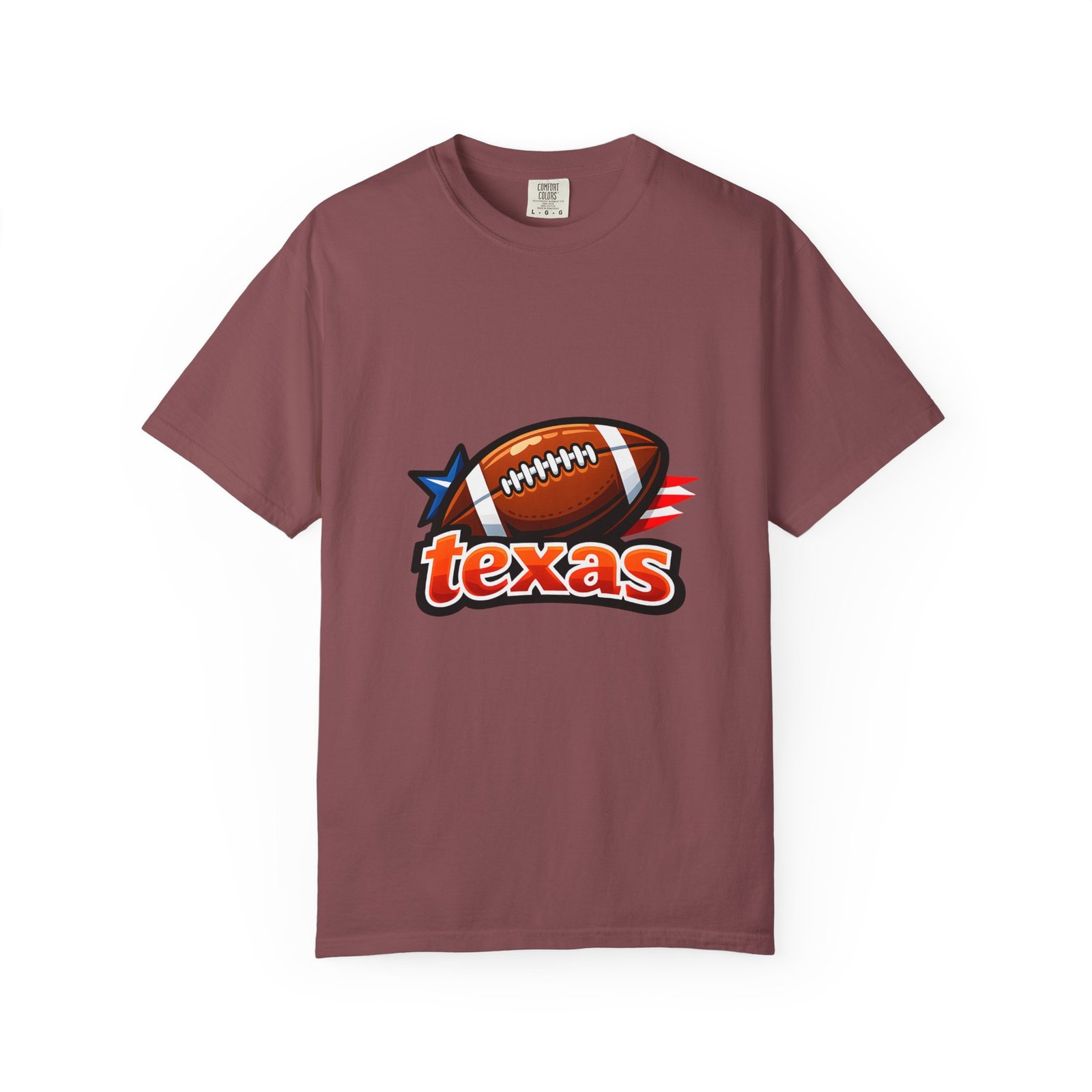 Texas Football T-Shirt — Retro Football & Lone Star Logo - Image 6
