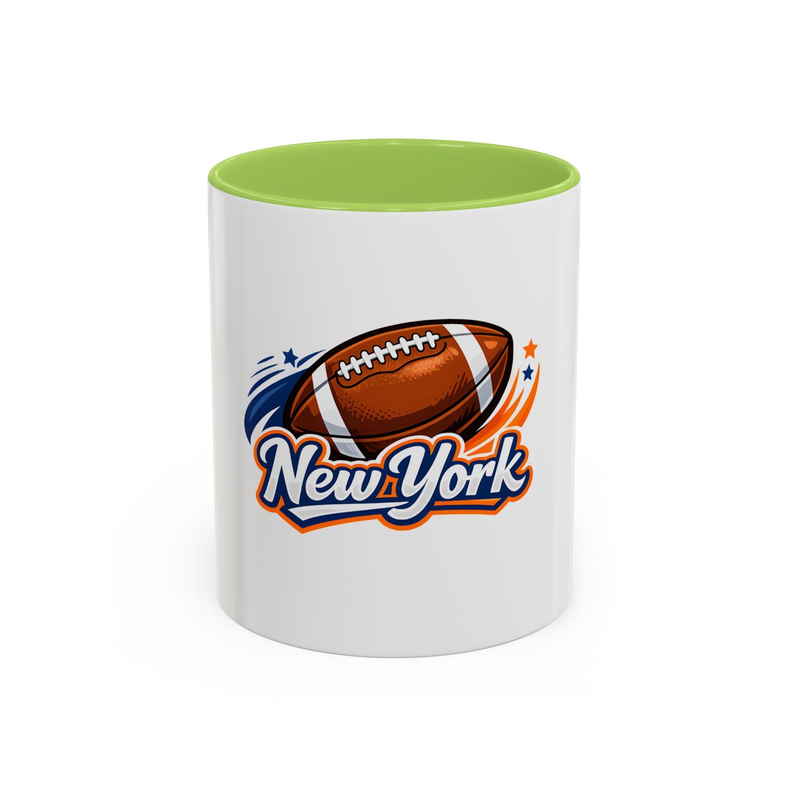 New York Football Accent Coffee Mug - Team Spirit 11/15oz - Image 57