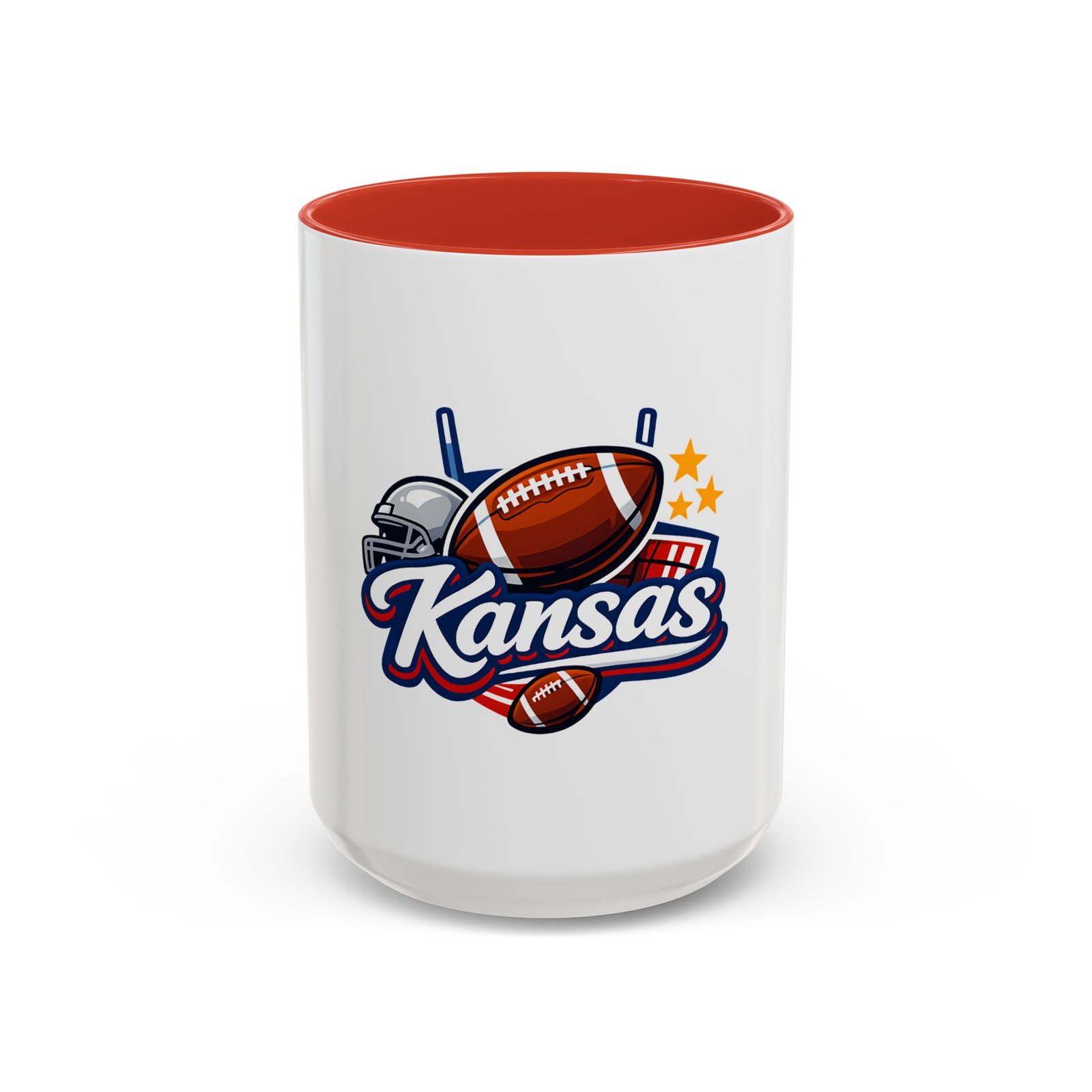 Kansas Football Coffee Mug — Accent 11/15oz - Image 29