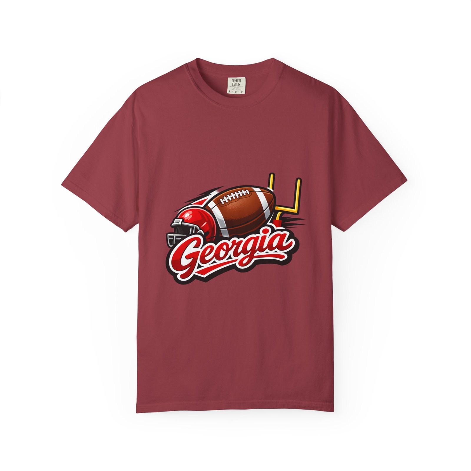 Georgia Football Helmet T-Shirt - Image 53