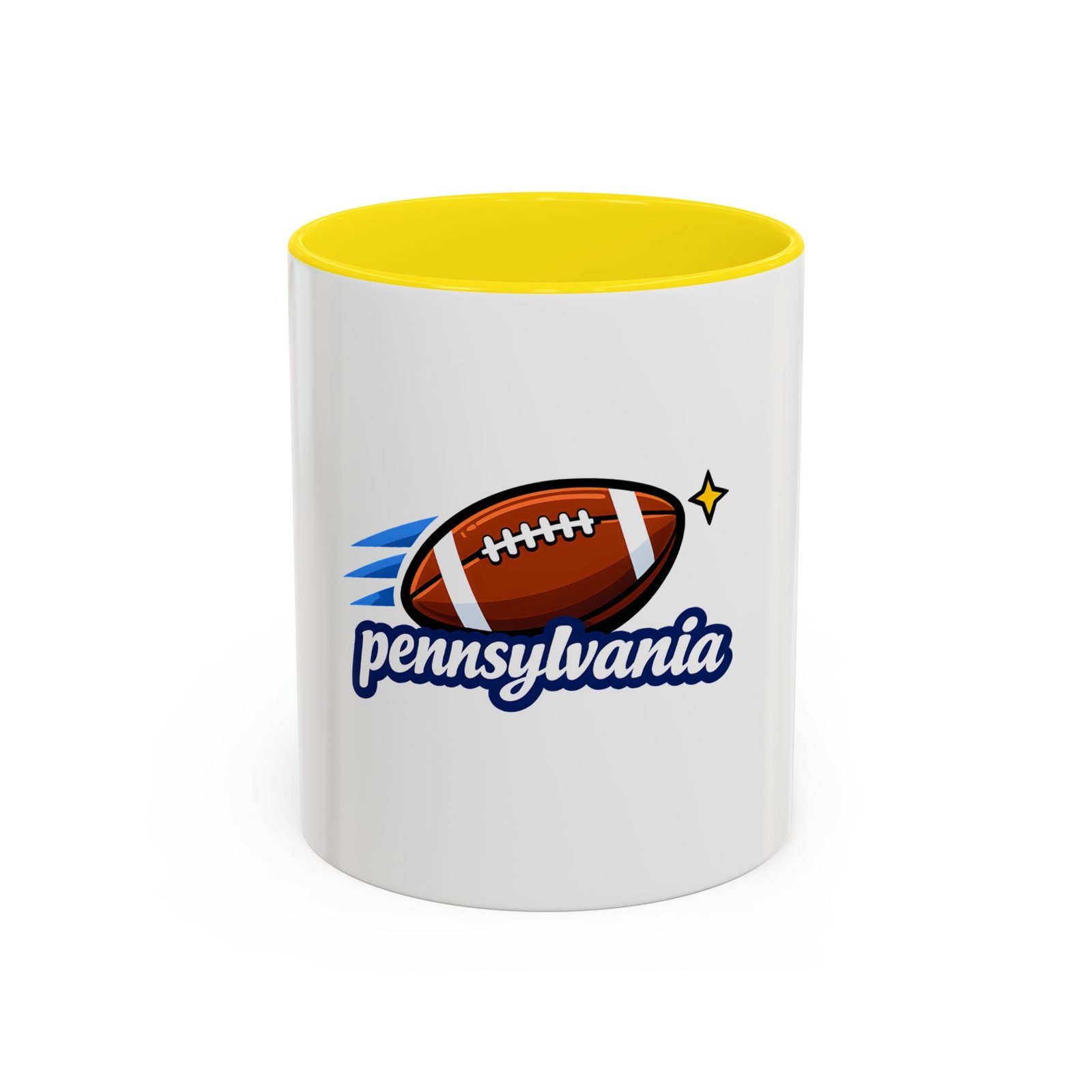 Pennsylvania Football Coffee Mug – Accent 11/15oz - Image 45
