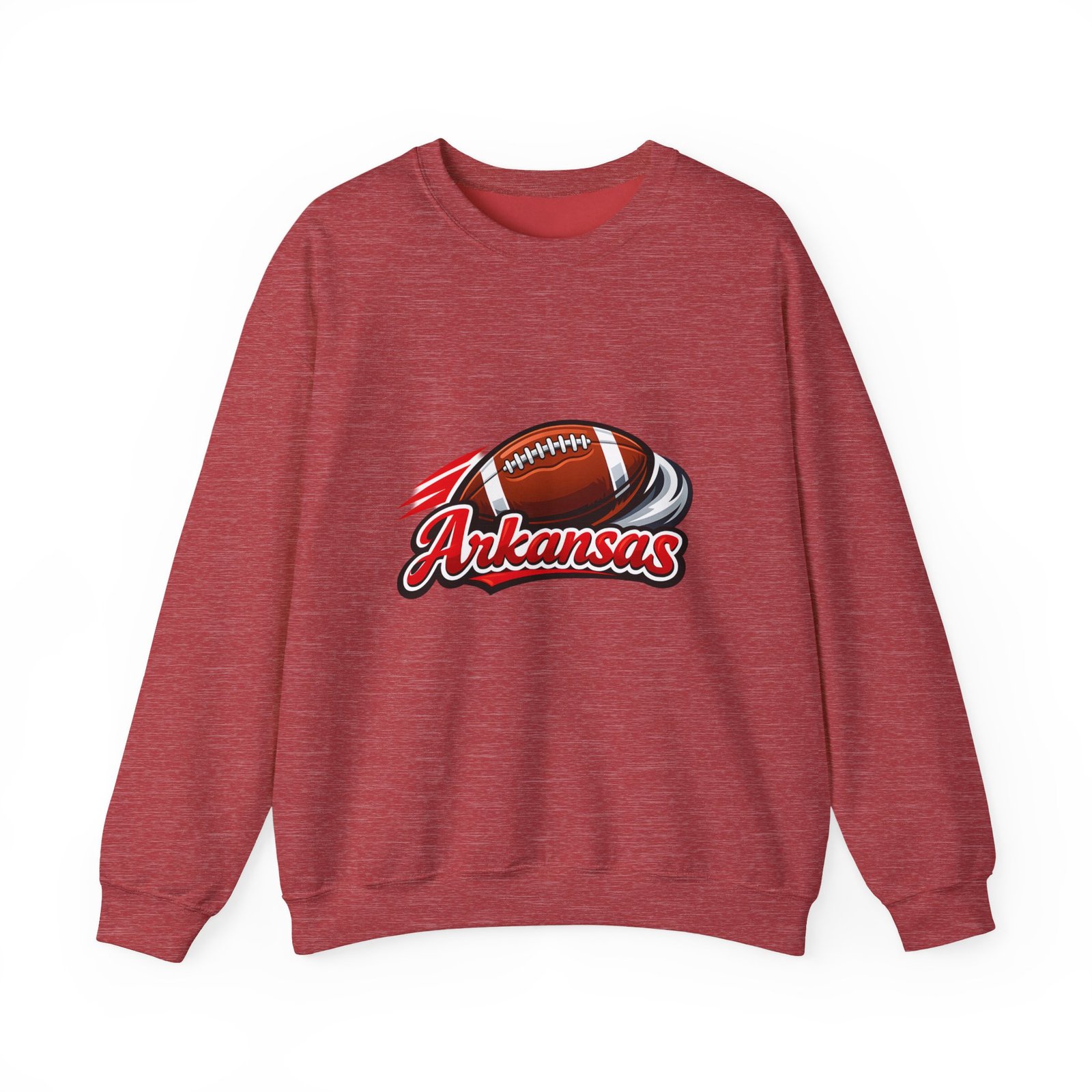 Arkansas Football Crewneck Sweatshirt — Retro Gridiron Logo - Image 41