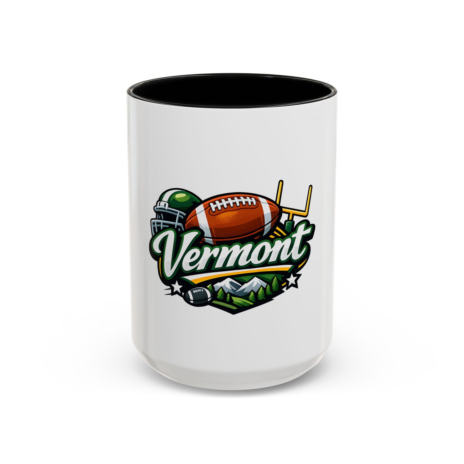 Vermont Football Coffee Mug — Accent 11/15oz - Image 17