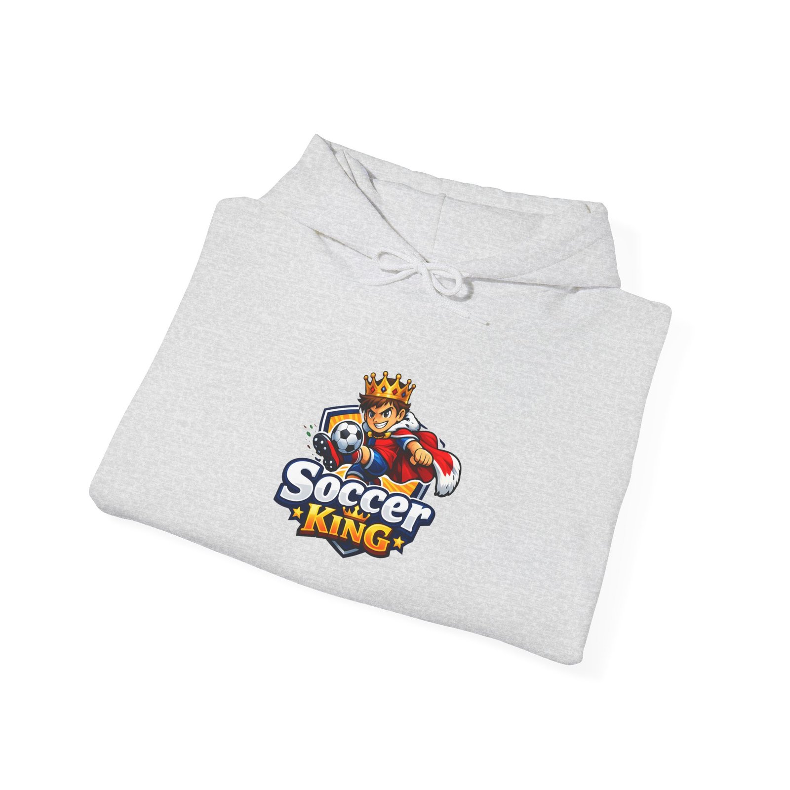 Soccer King Hoodie — Graphic Youth Soccer Crown Logo Pullover - Image 9