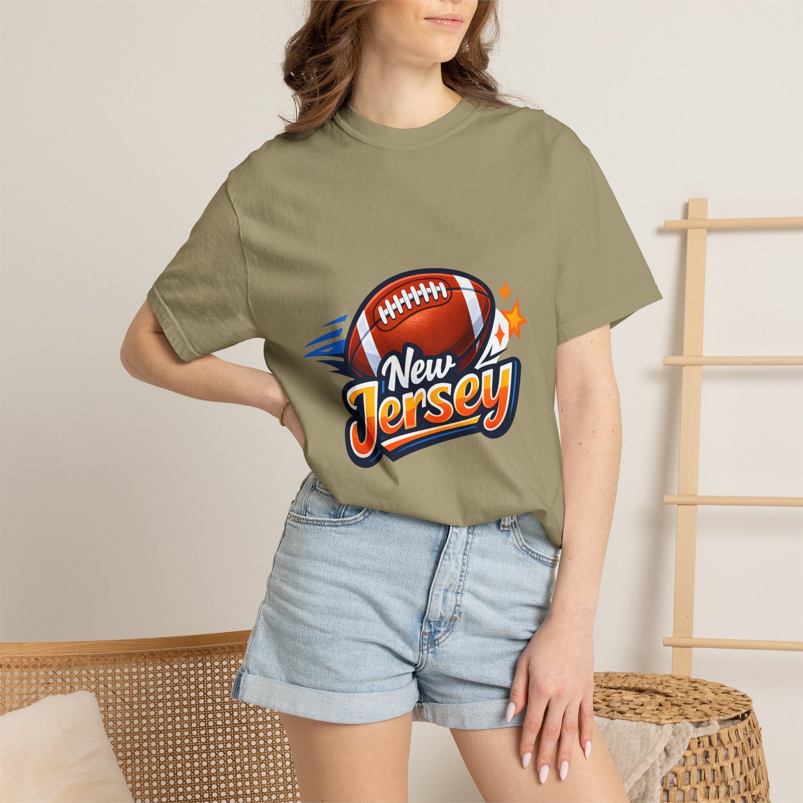 New Jersey Football T-Shirt — Vintage Football Graphic Tee - Image 24