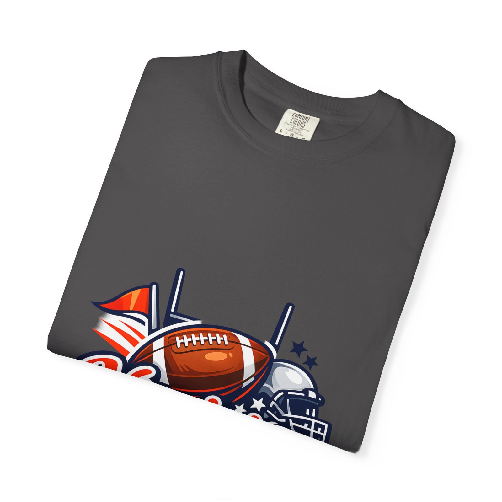 Virginia Football Helmet & Ball T-Shirt - Image 47