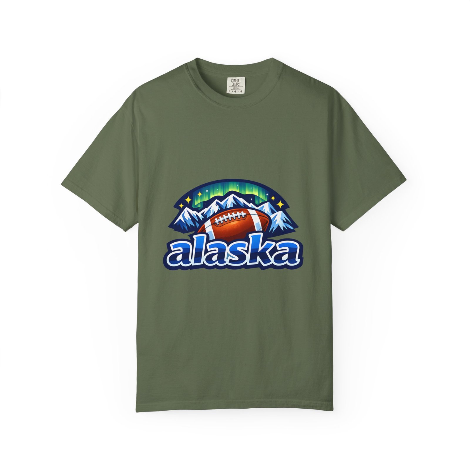 Alaska Football Bear Mountains T‑Shirt - Image 11