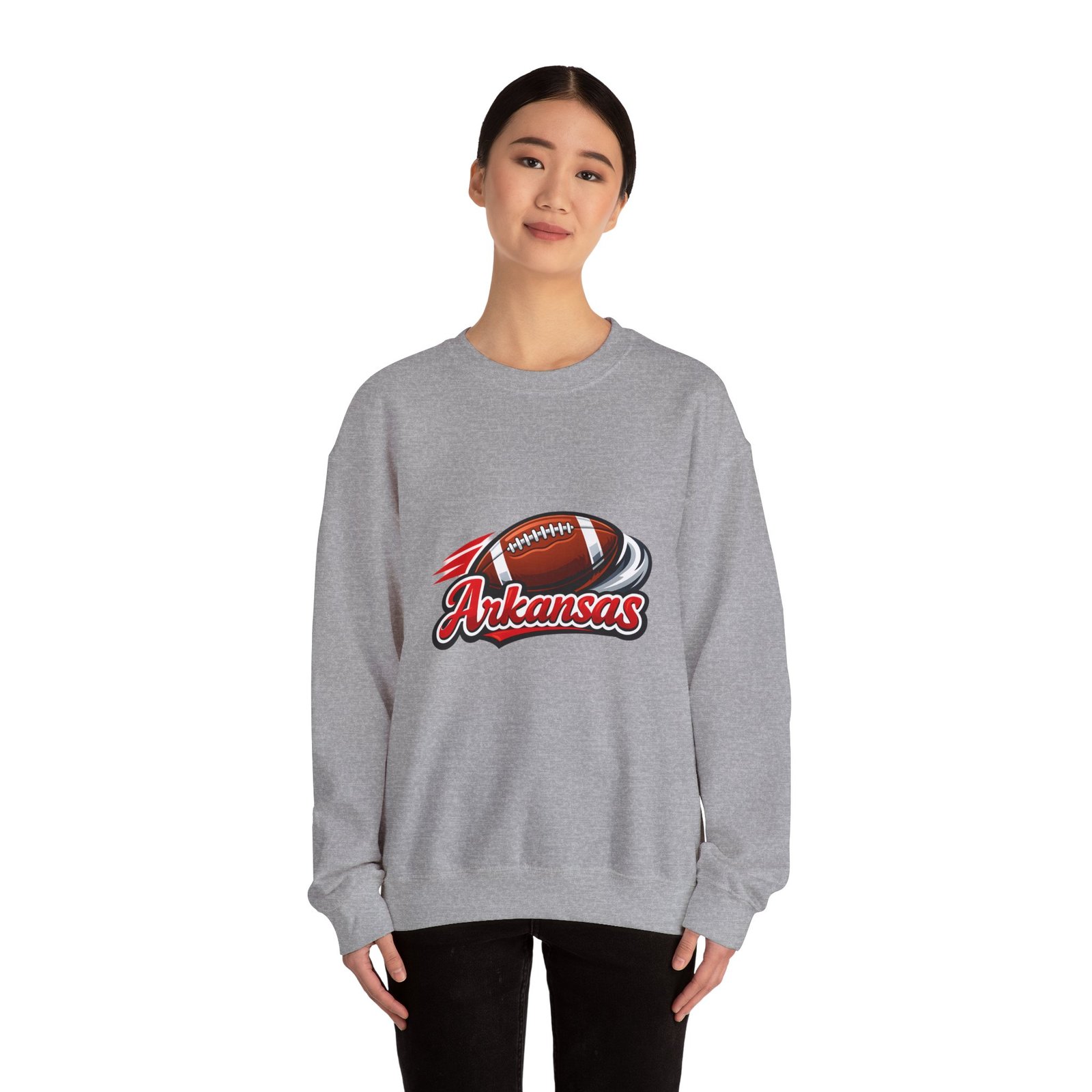 Arkansas Football Crewneck Sweatshirt — Retro Gridiron Logo - Image 24