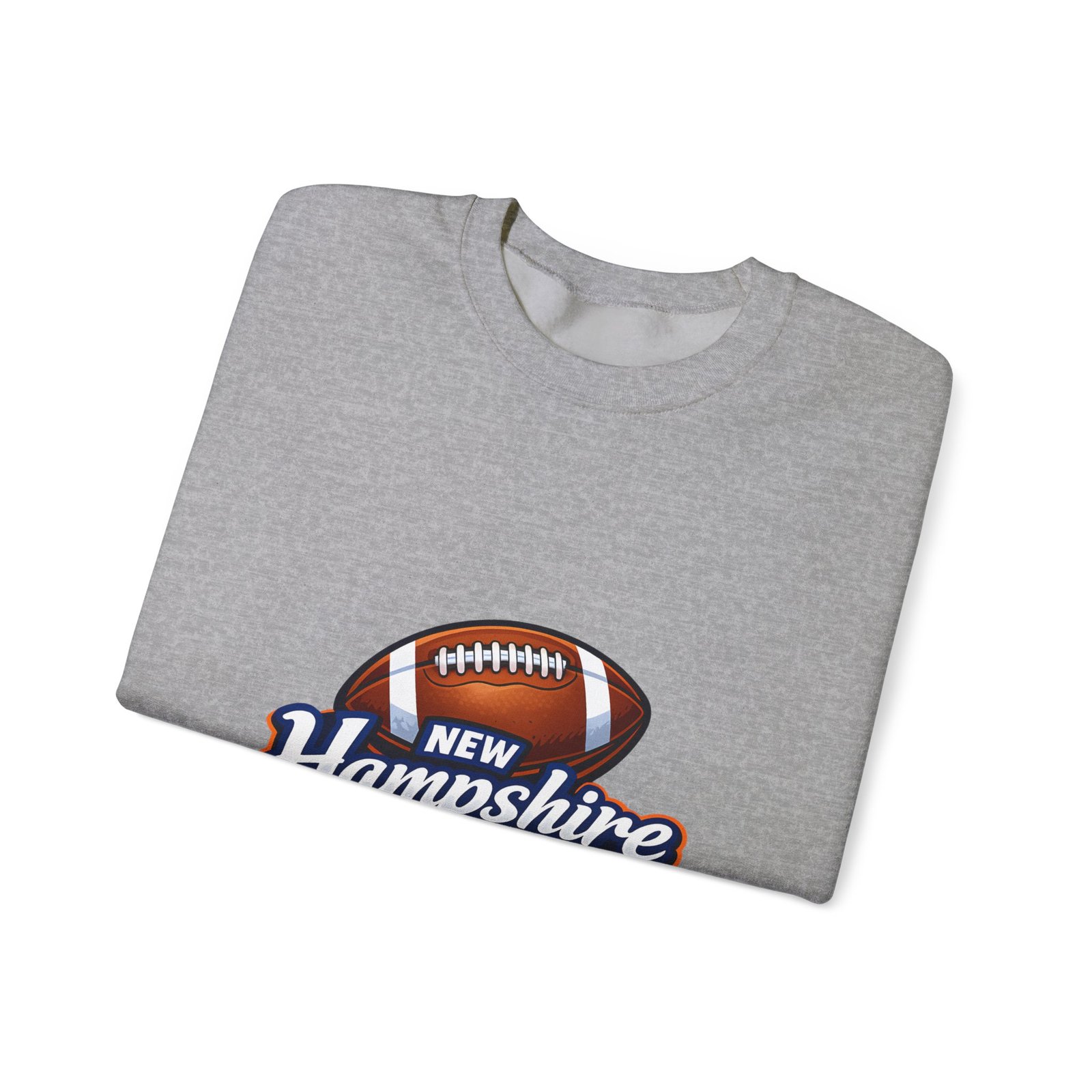New Hampshire Football Crewneck Sweatshirt — Retro State Football Logo - Image 23