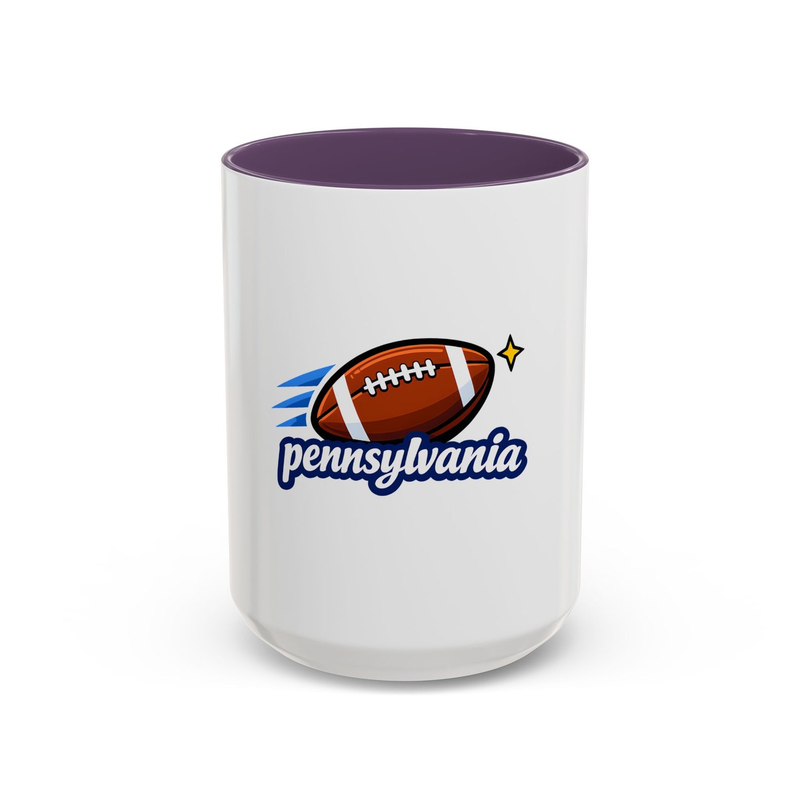Pennsylvania Football Coffee Mug – Accent 11/15oz - Image 65