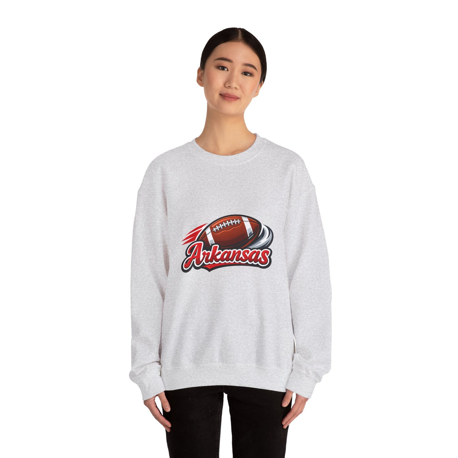 Arkansas Football Crewneck Sweatshirt — Retro Gridiron Logo - Image 8