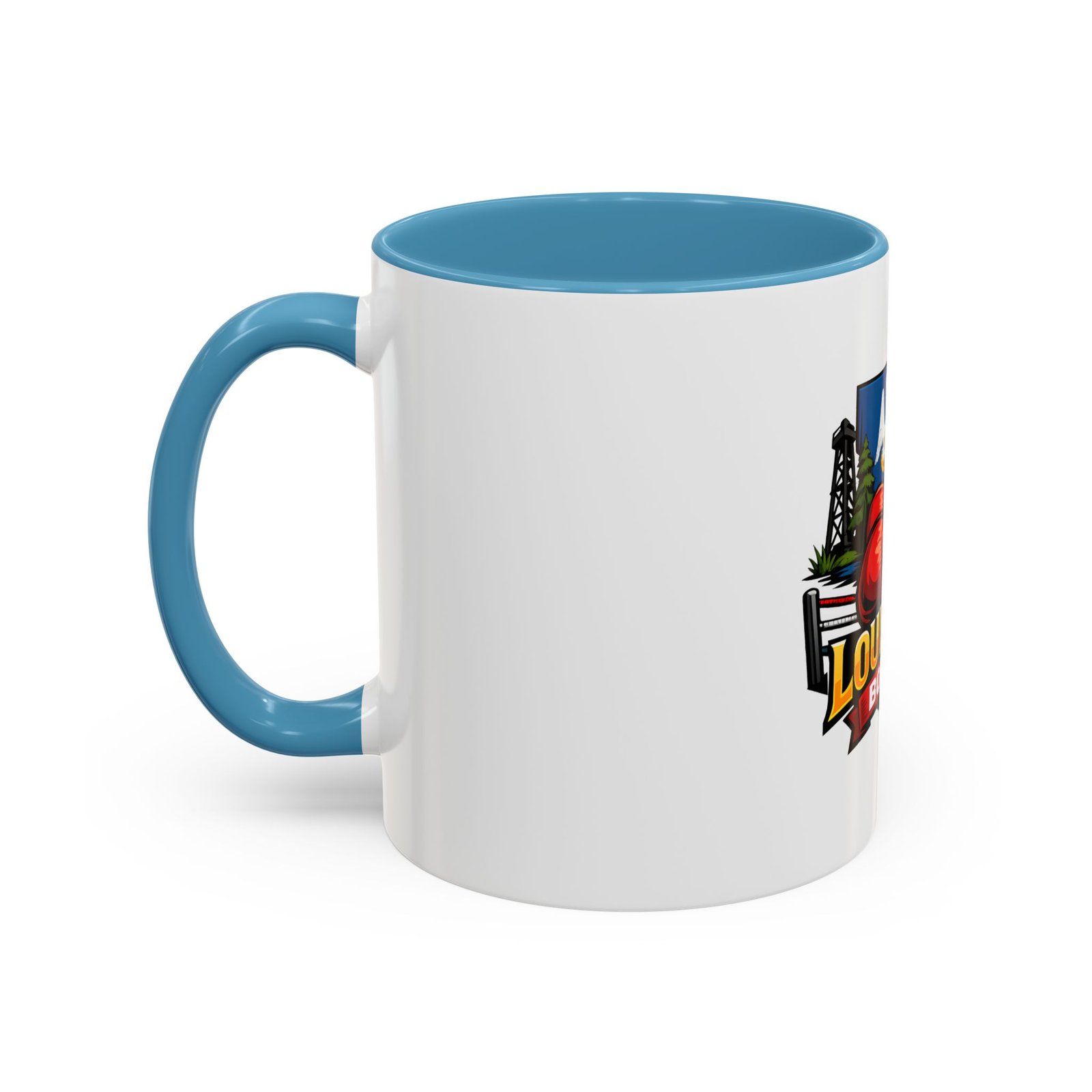 Louisiana Boxing Accent Coffee Mug – Red Gloves State Pride (11/15oz) - Image 35