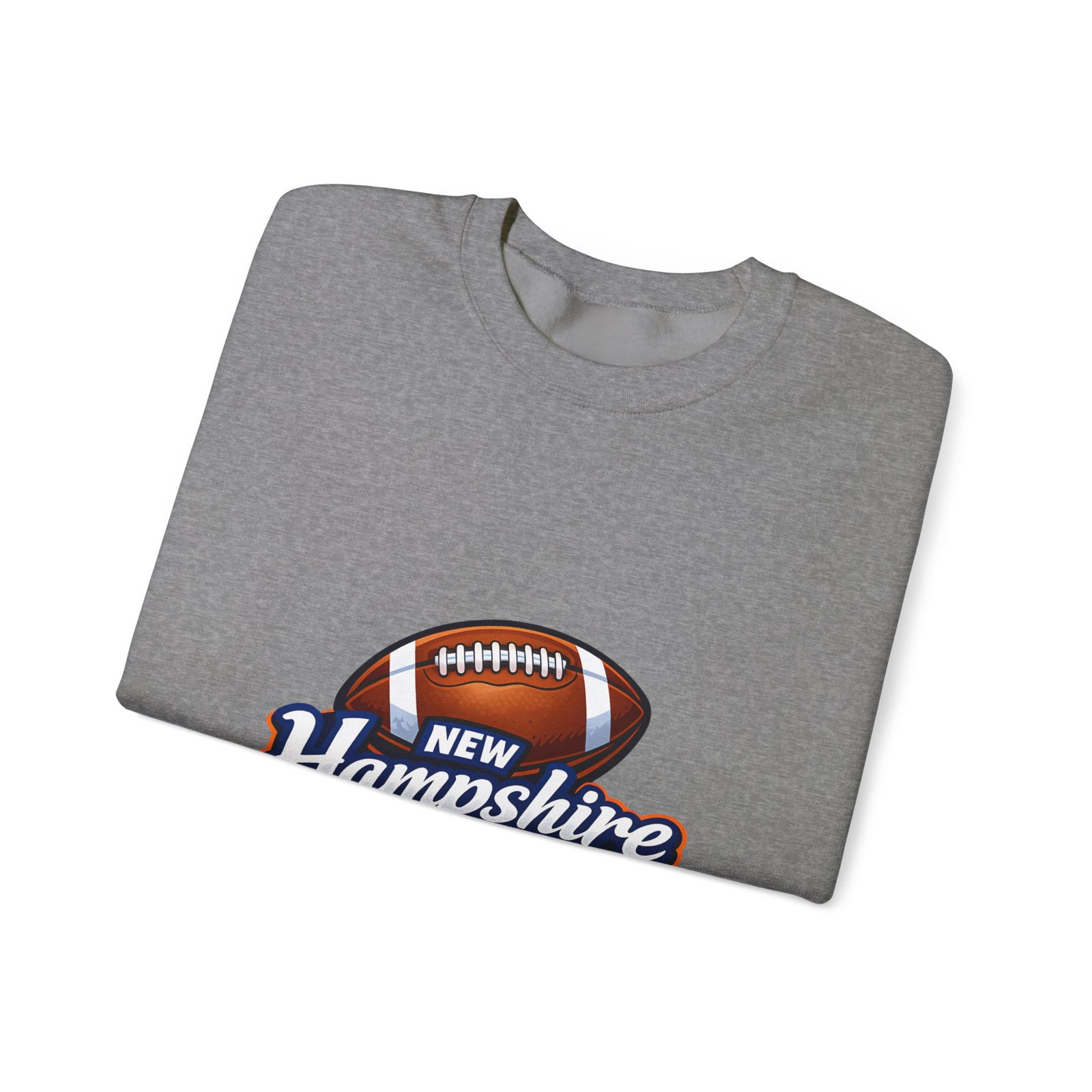 New Hampshire Football Crewneck Sweatshirt — Retro State Football Logo - Image 31