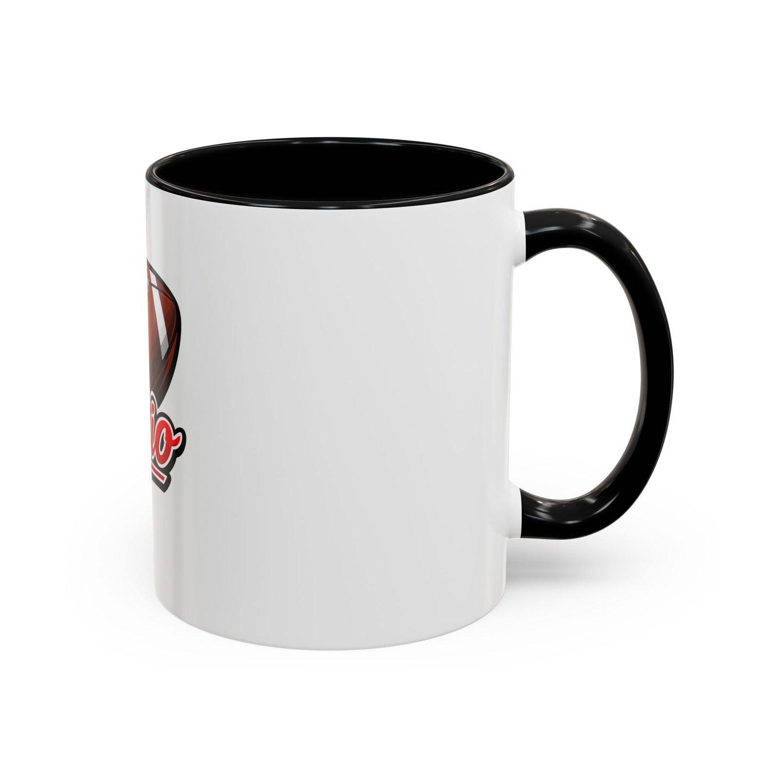 Ohio Football Accent Coffee Mug – 11/15oz Team Spirit Mug - Image 2
