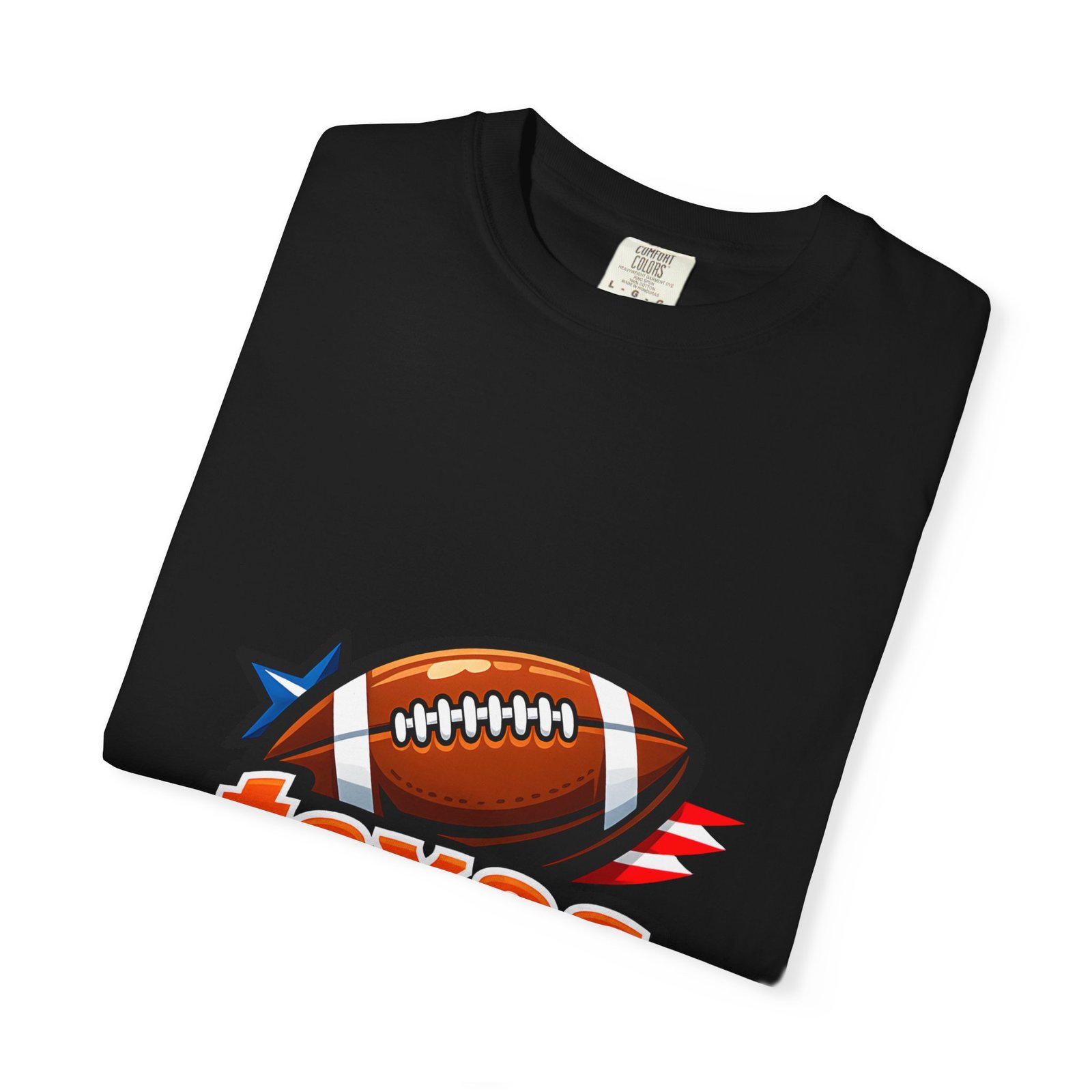 Texas Football T-Shirt — Retro Football & Lone Star Logo - Image 43