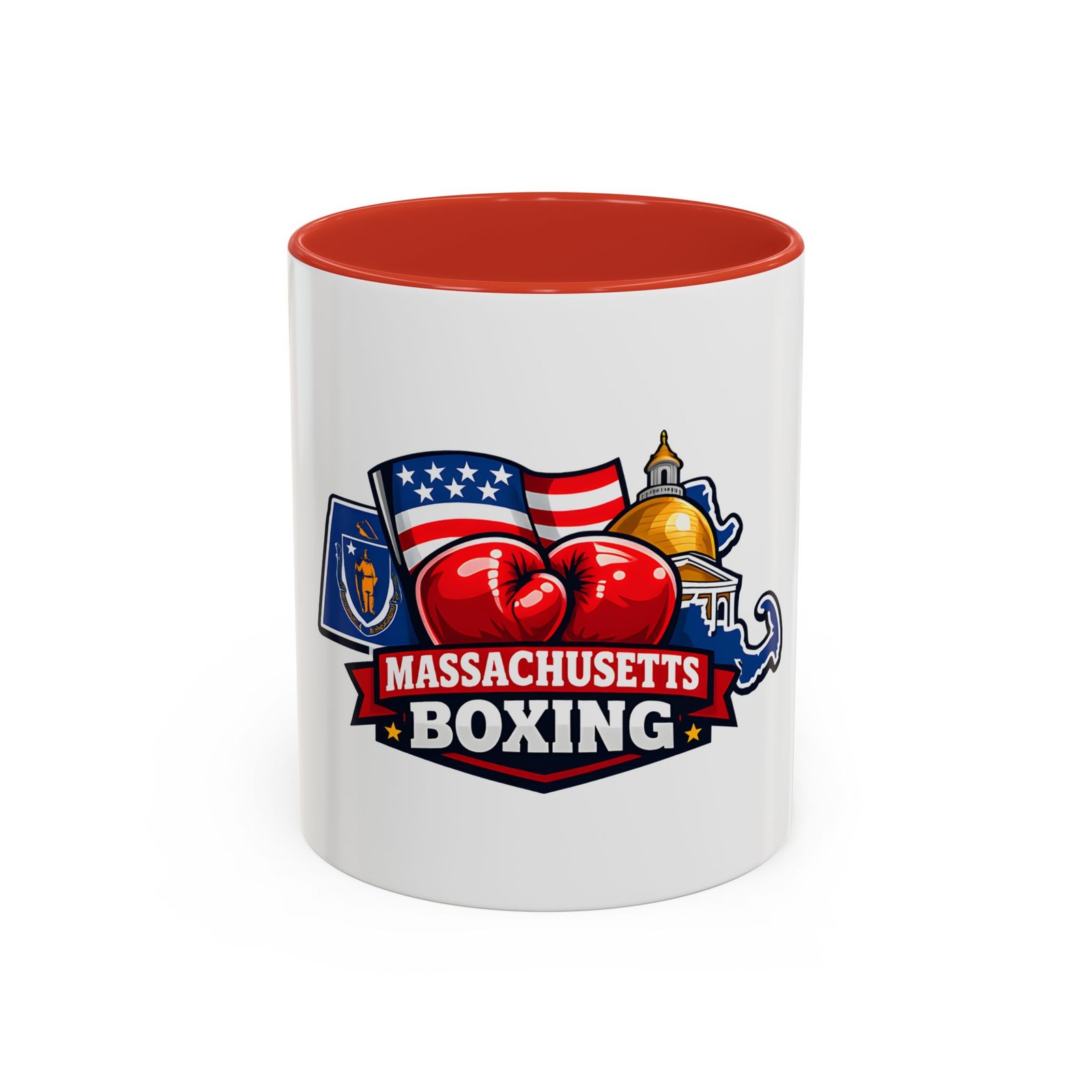 Massachusetts Boxing Accent Coffee Mug — State Pride Boxing Logo (11/15oz) - Image 13