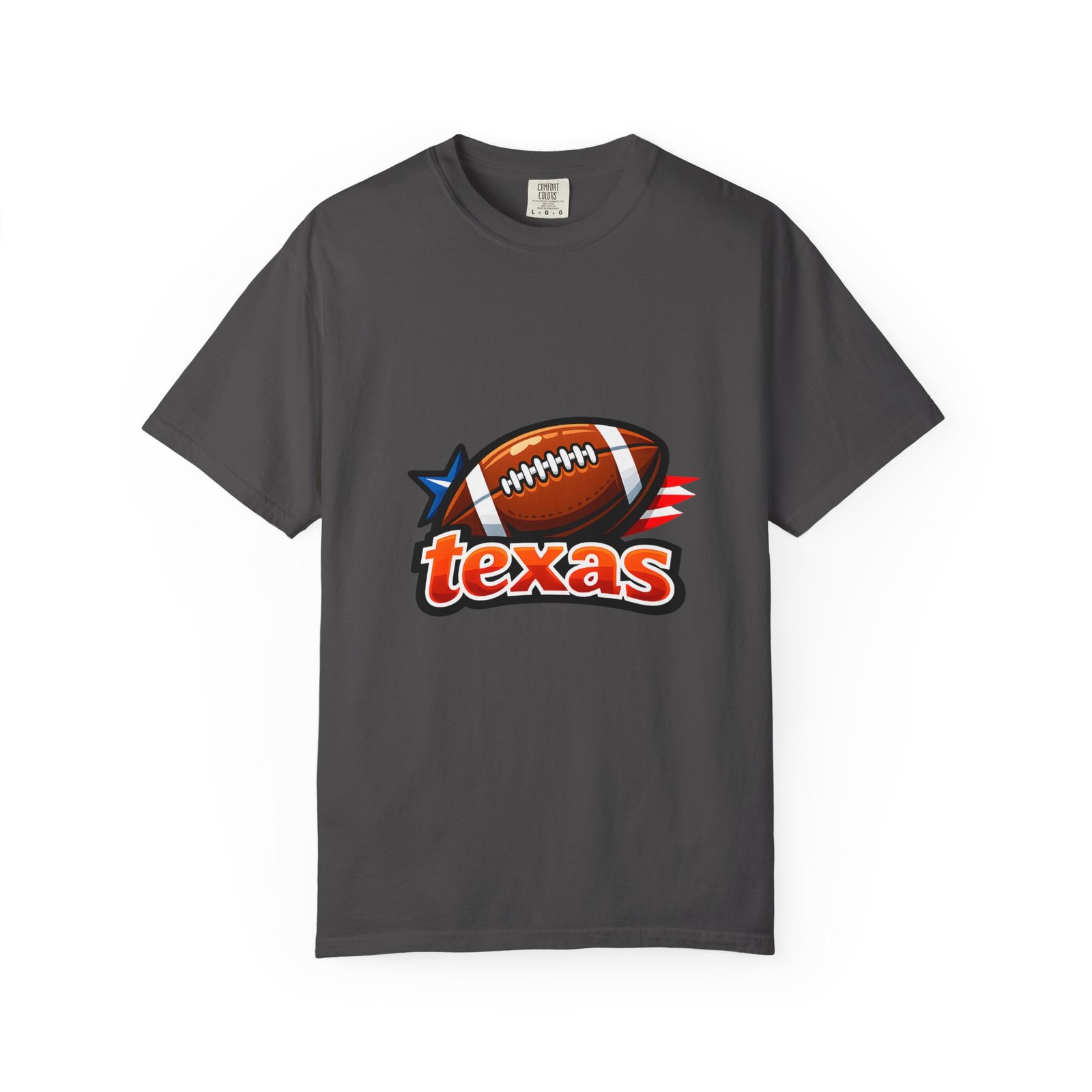 Texas Football T-Shirt — Retro Football & Lone Star Logo