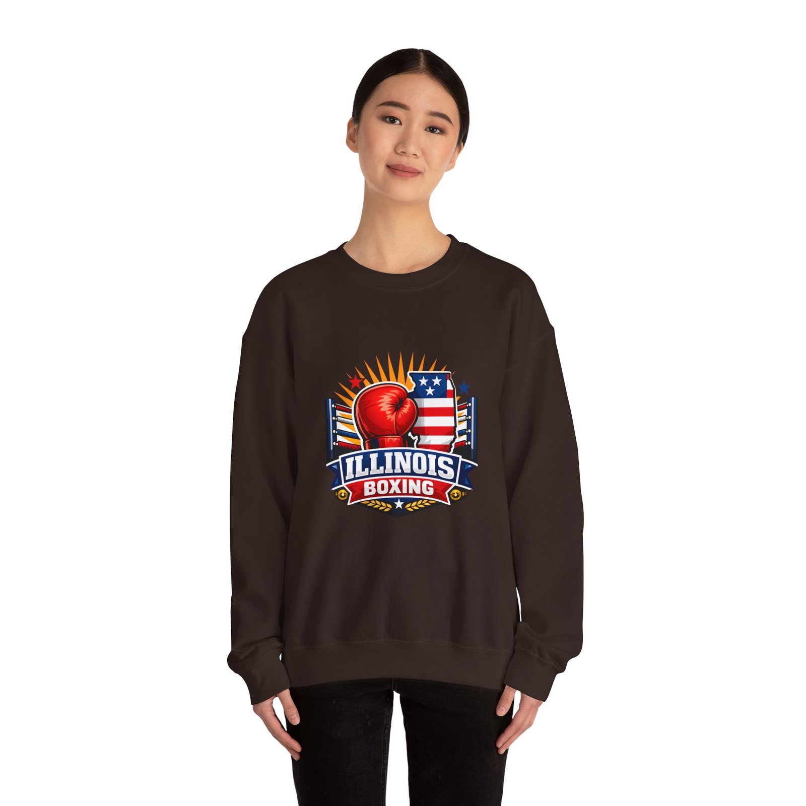 Illinois Boxing Crewneck Sweatshirt - Image 28