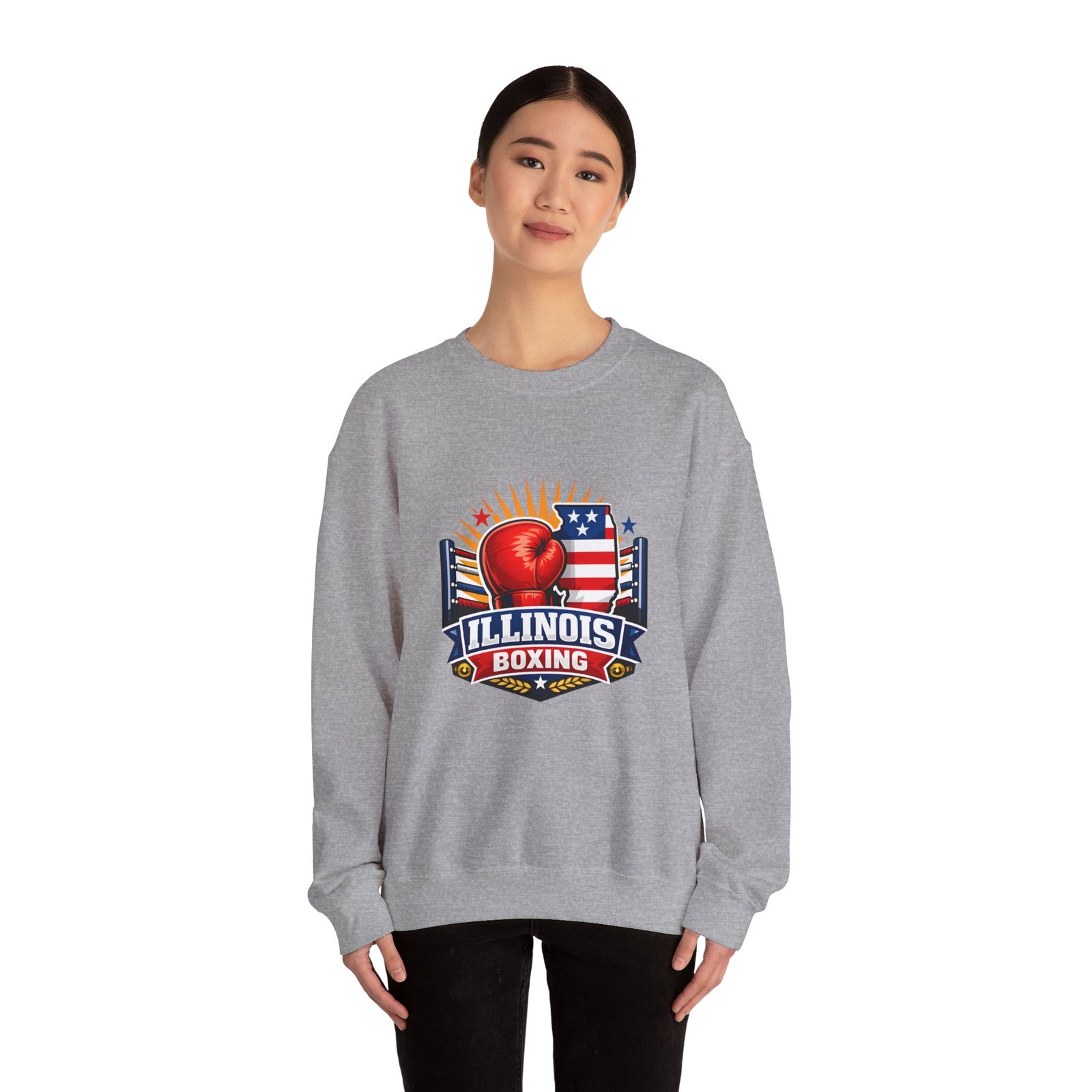 Illinois Boxing Crewneck Sweatshirt - Image 24