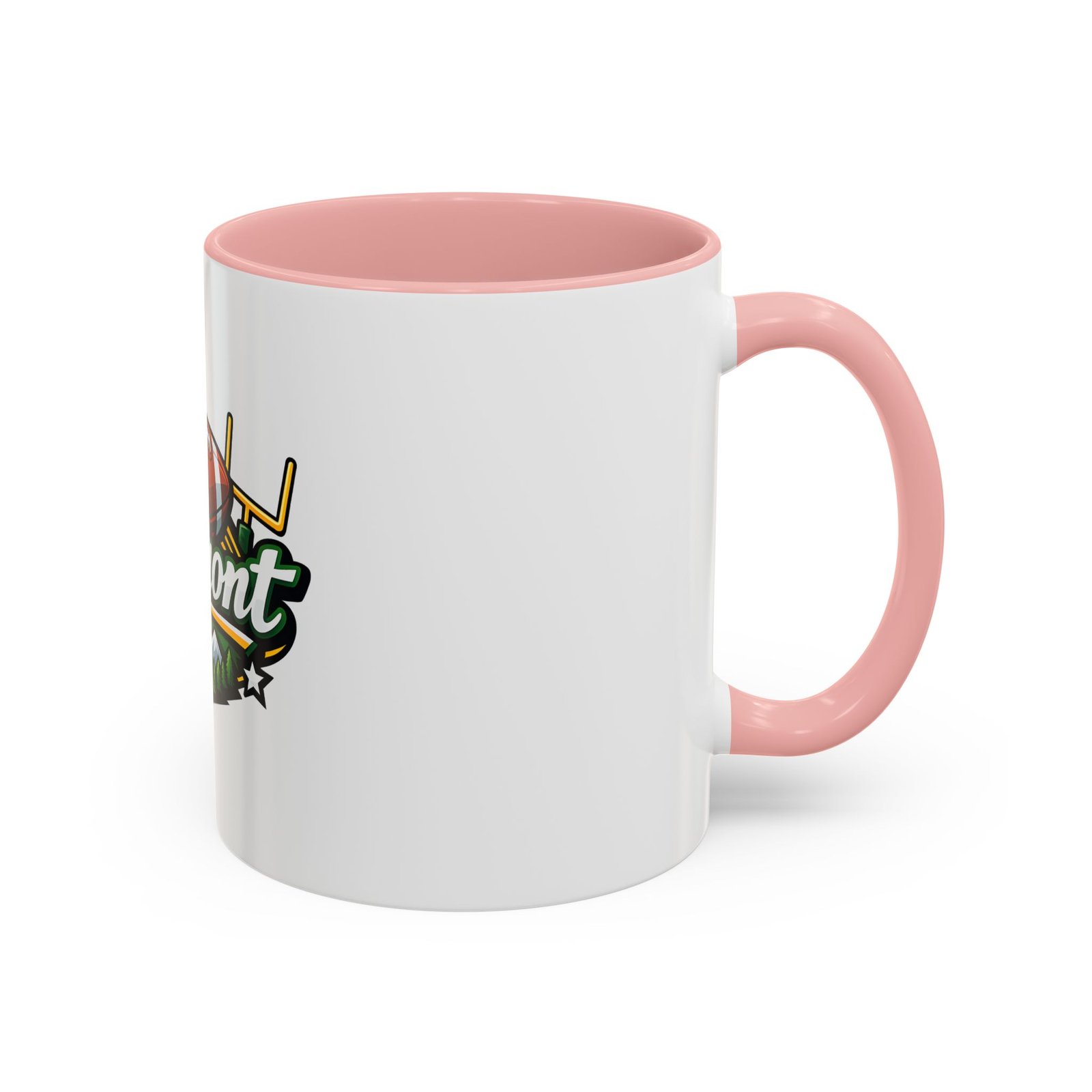 Vermont Football Coffee Mug — Accent 11/15oz - Image 10