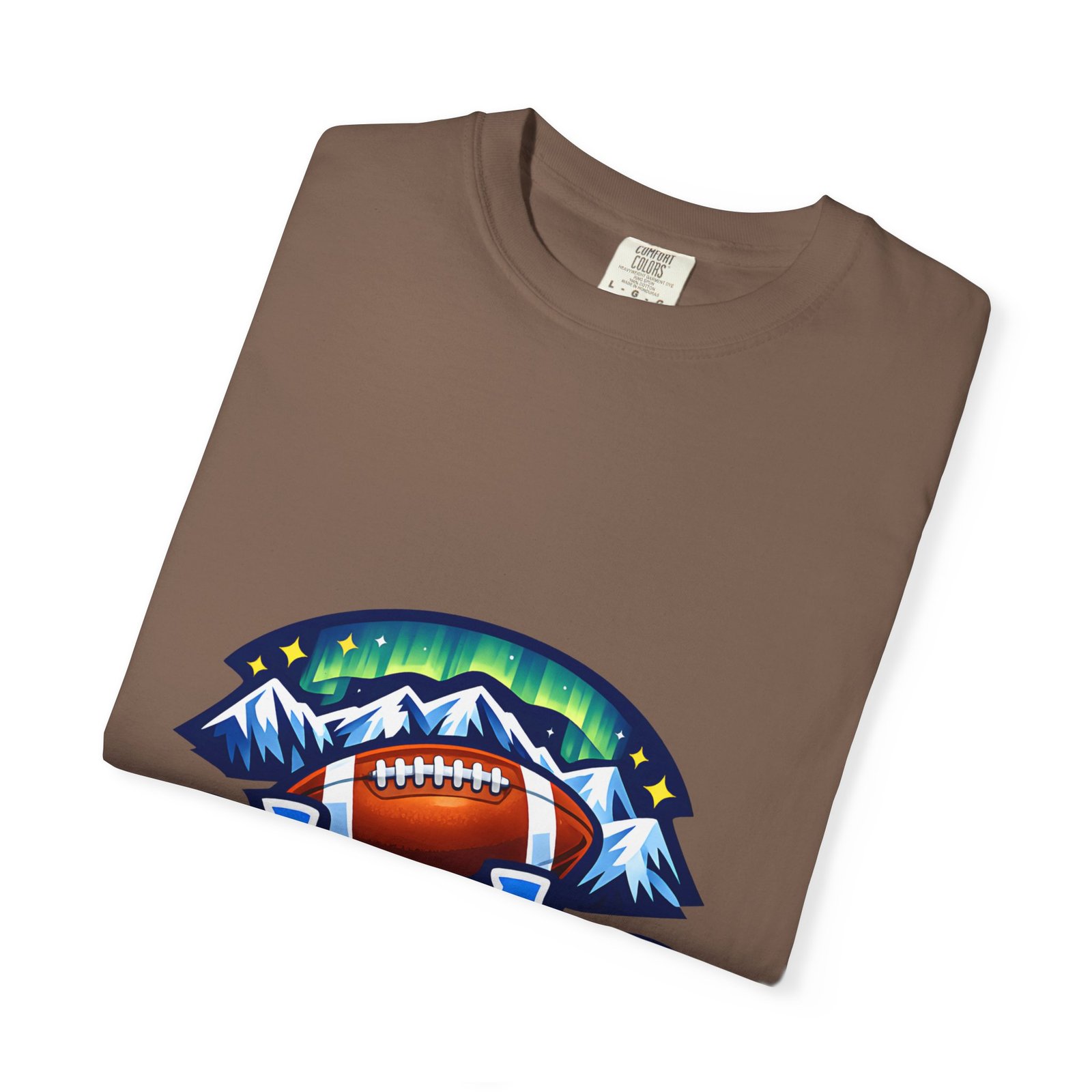 Alaska Football Bear Mountains T‑Shirt - Image 73