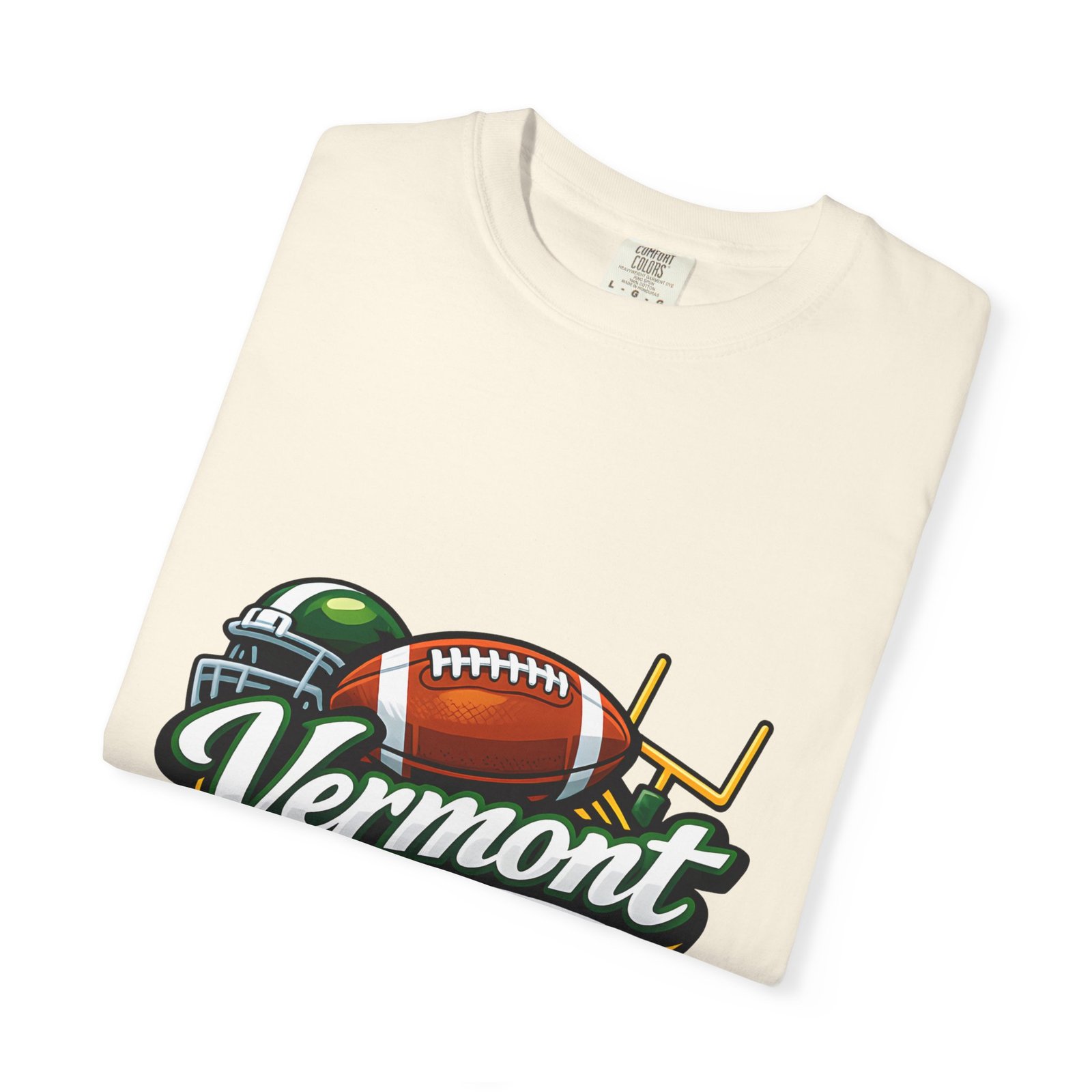 Vermont Football State T-Shirt — Retro Helmet & Goalpost Design - Image 19