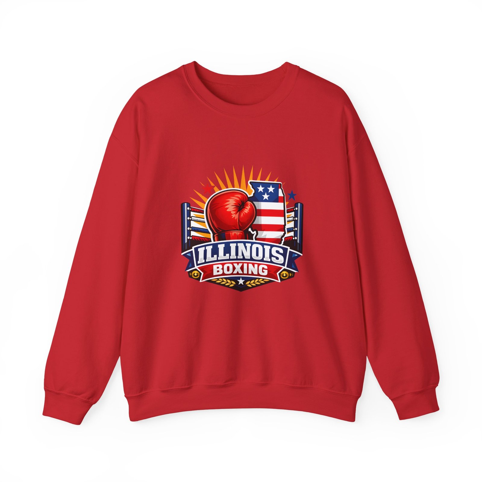 Illinois Boxing Crewneck Sweatshirt - Image 45