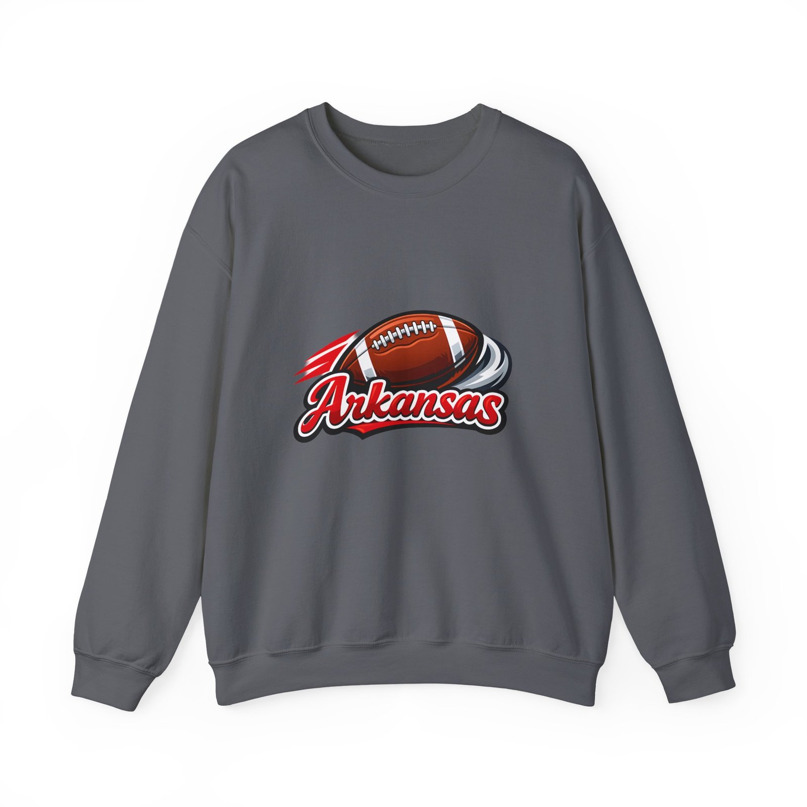Arkansas Football Crewneck Sweatshirt — Retro Gridiron Logo - Image 37
