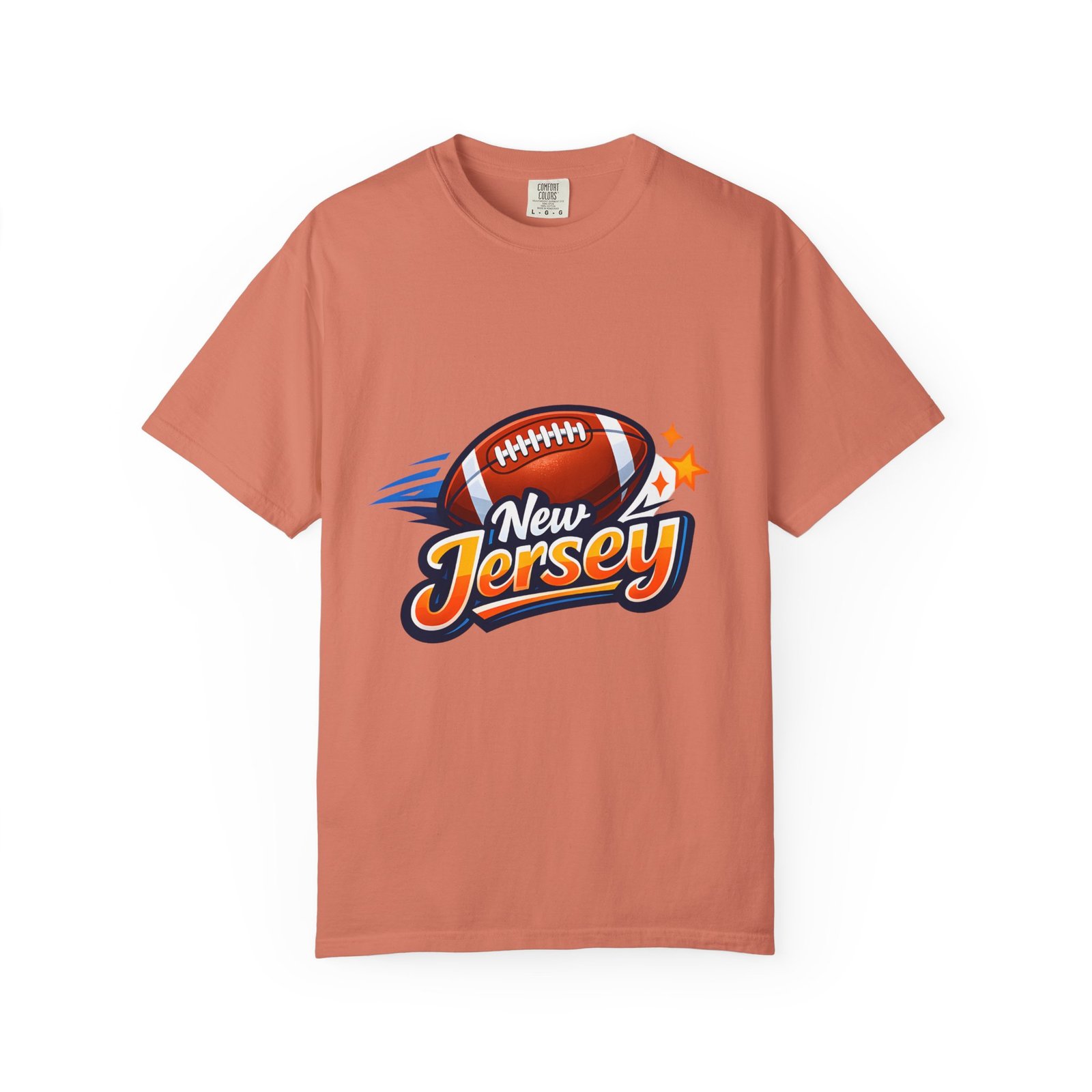 New Jersey Football T-Shirt — Vintage Football Graphic Tee - Image 5