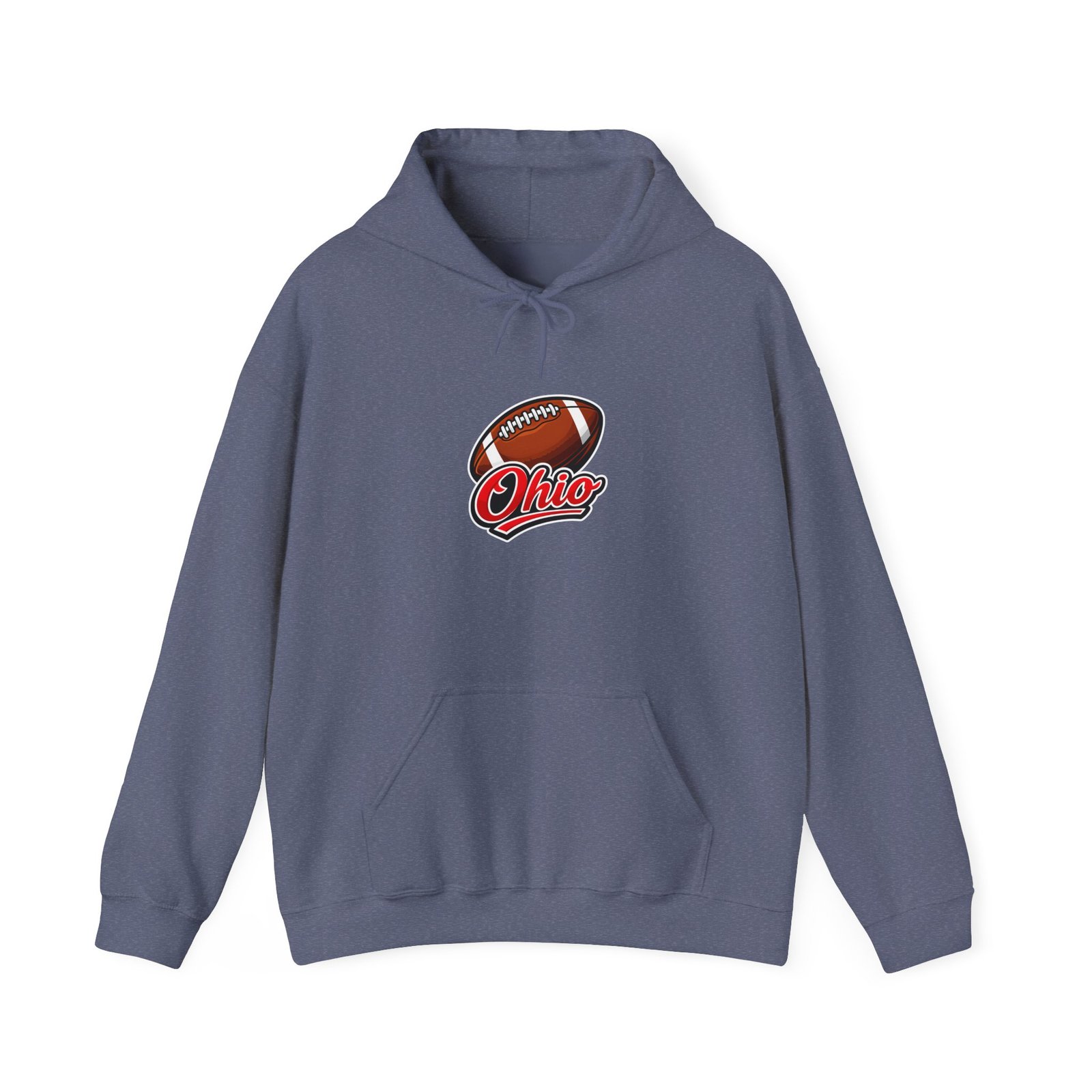 Ohio Football Hoodie — Retro Football Script Pullover - Image 37