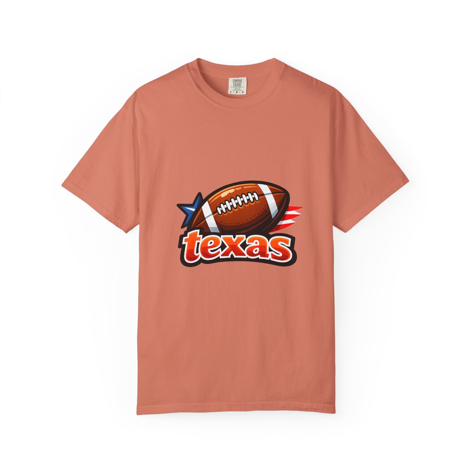 Texas Football T-Shirt — Retro Football & Lone Star Logo - Image 21