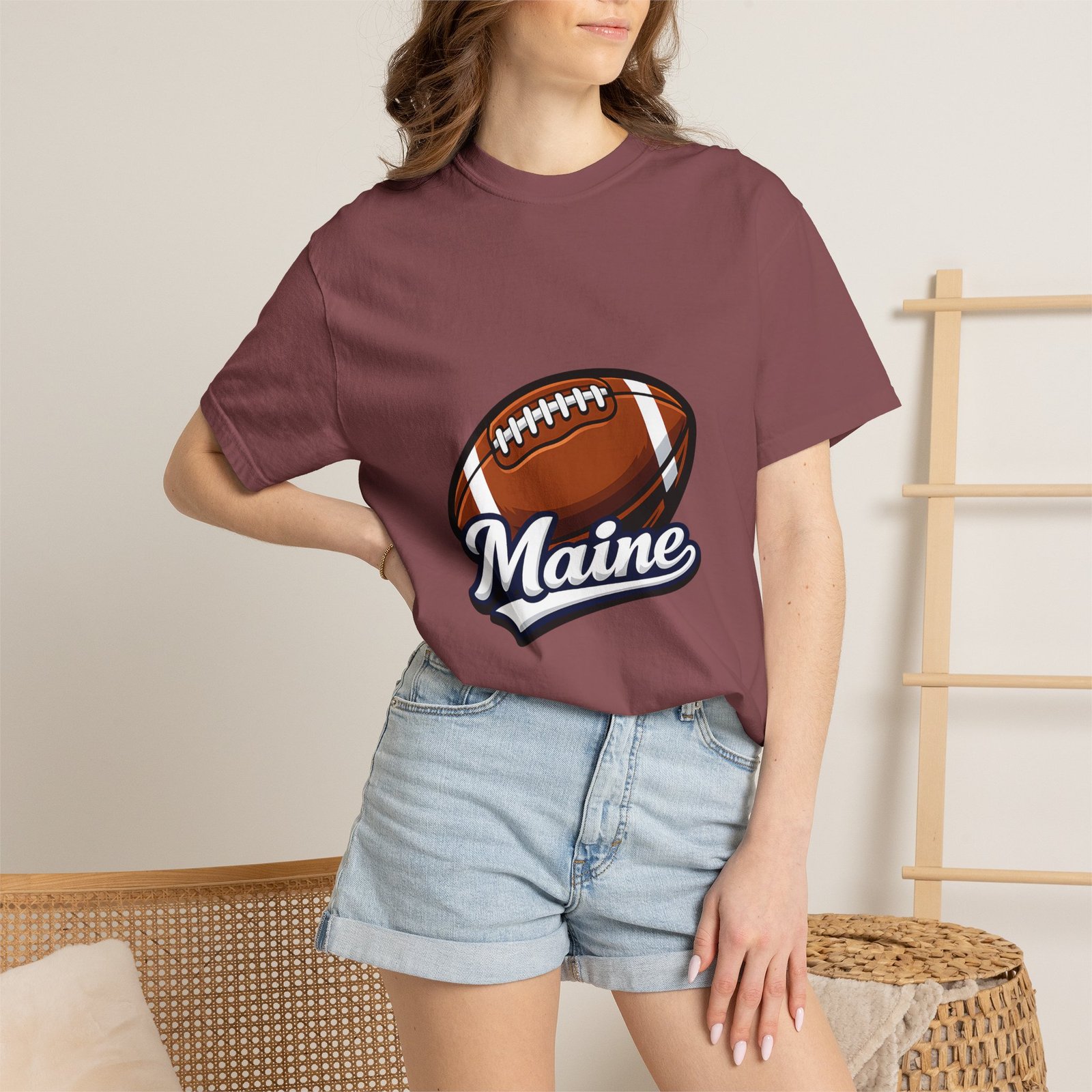 Maine Football T-Shirt — Vintage Football Graphic Tee - Image 16