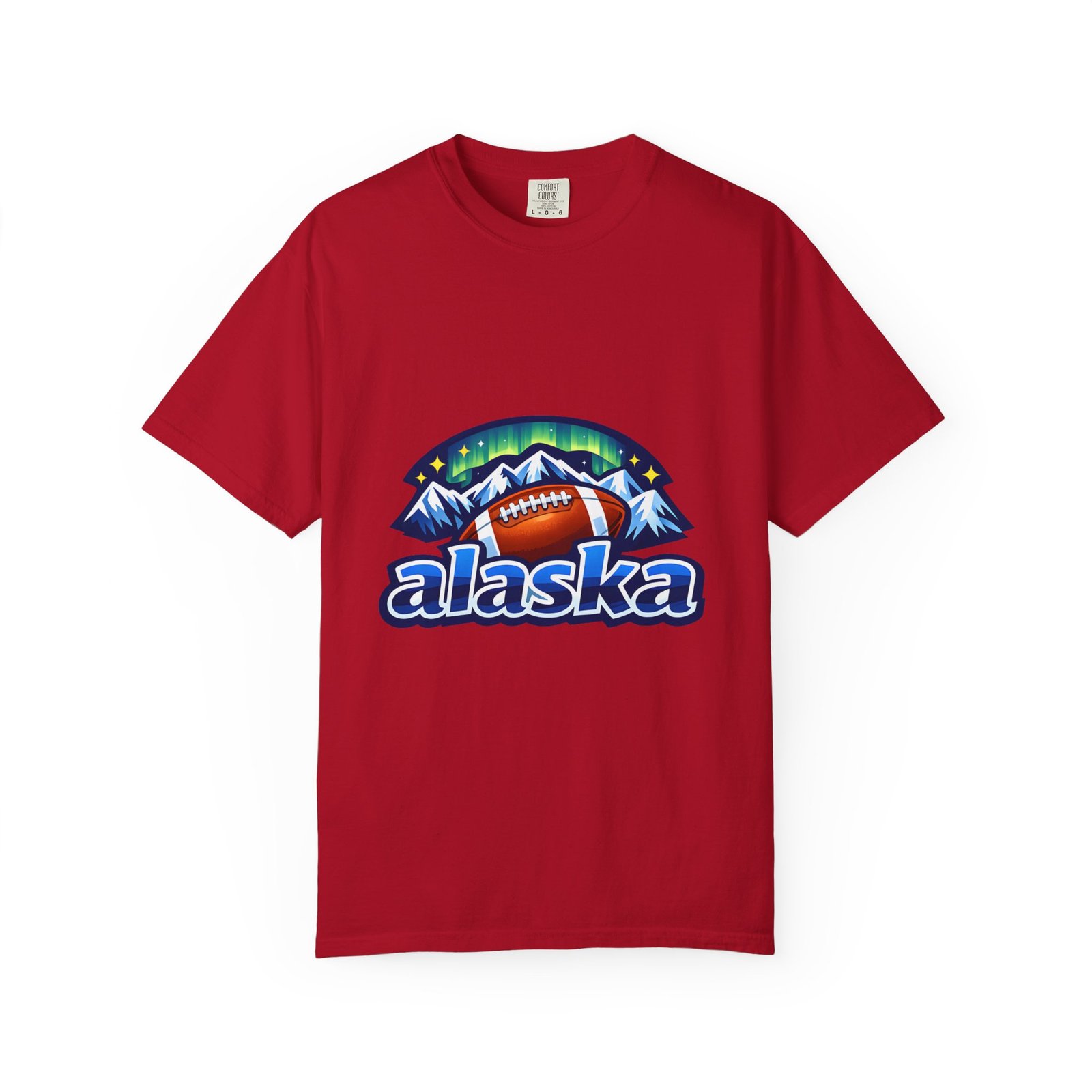 Alaska Football Bear Mountains T‑Shirt - Image 51
