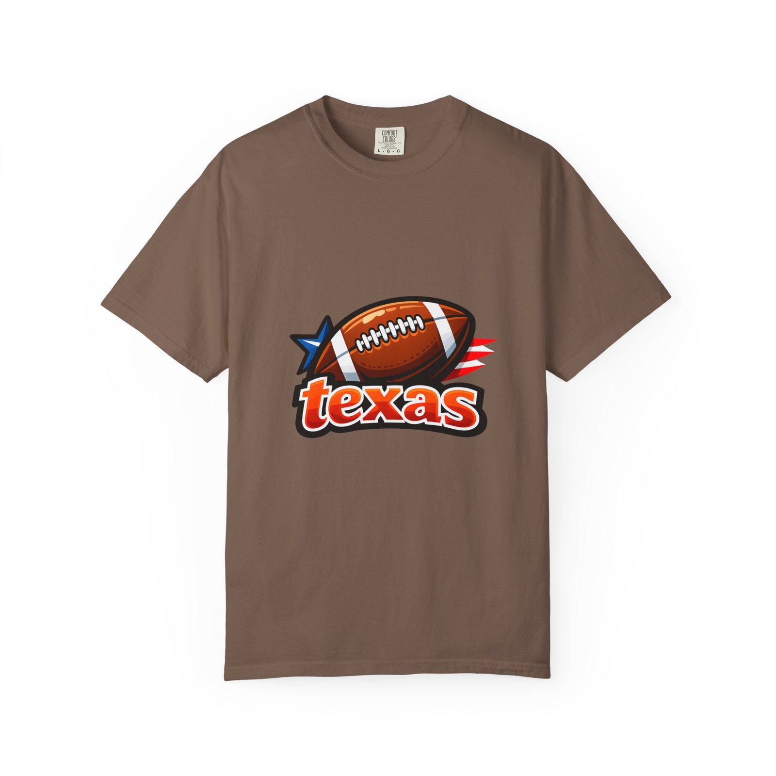 Texas Football T-Shirt — Retro Football & Lone Star Logo - Image 71