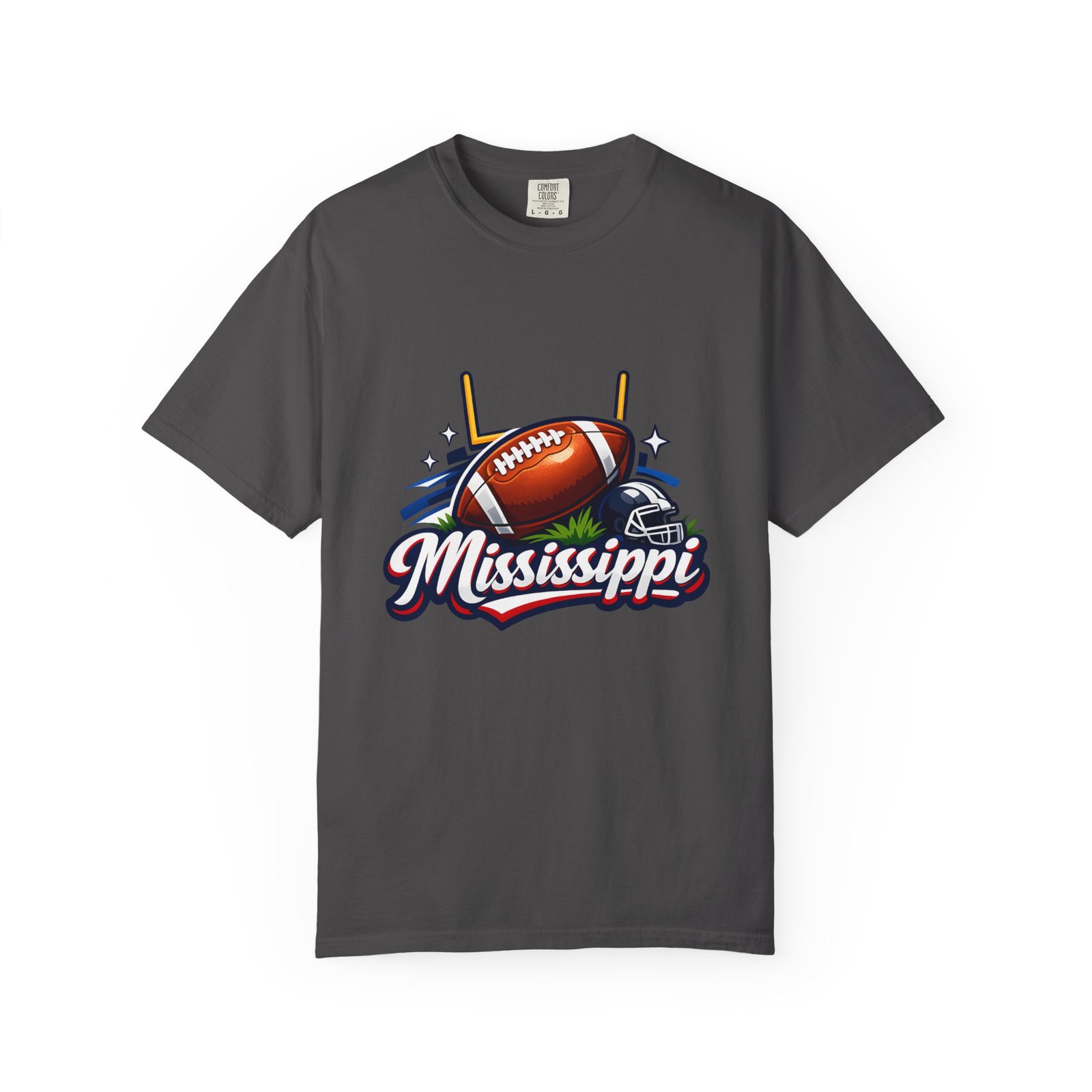 Mississippi Football T-Shirt — Retro Gridiron Logo Tee - Image 45
