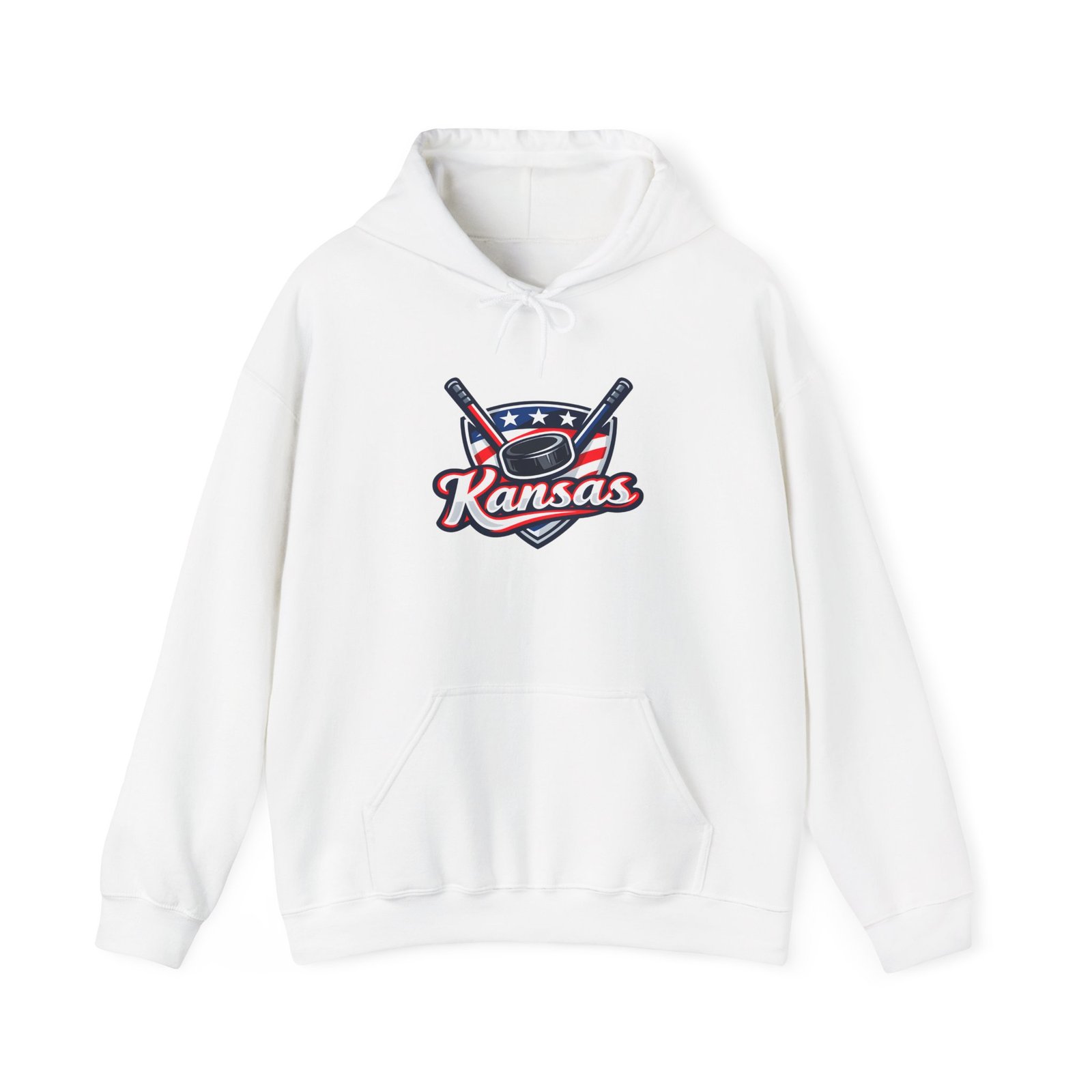 Kansas Baseball Hoodie – Retro Bat & Cap Logo Pullover - Image 13