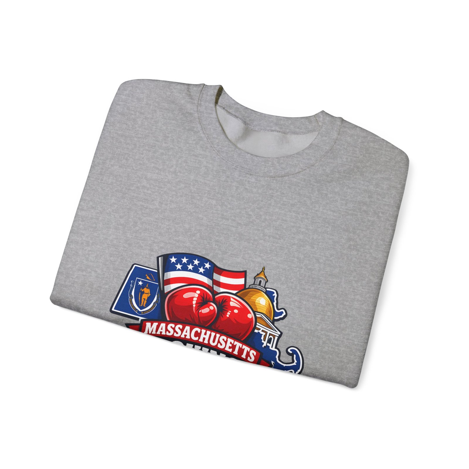 Massachusetts Boxing Crewneck Sweatshirt - Image 23