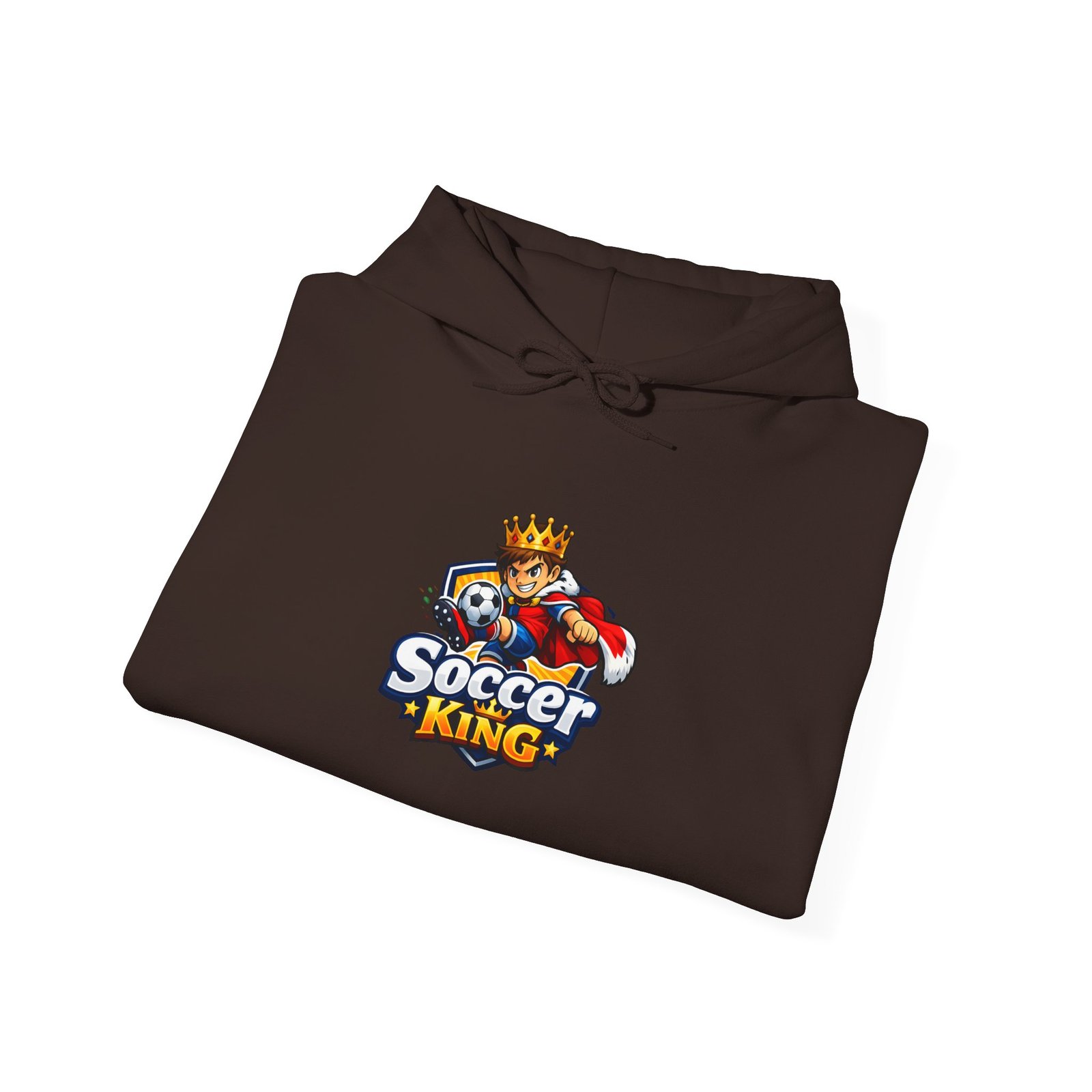 Soccer King Hoodie — Graphic Youth Soccer Crown Logo Pullover - Image 29