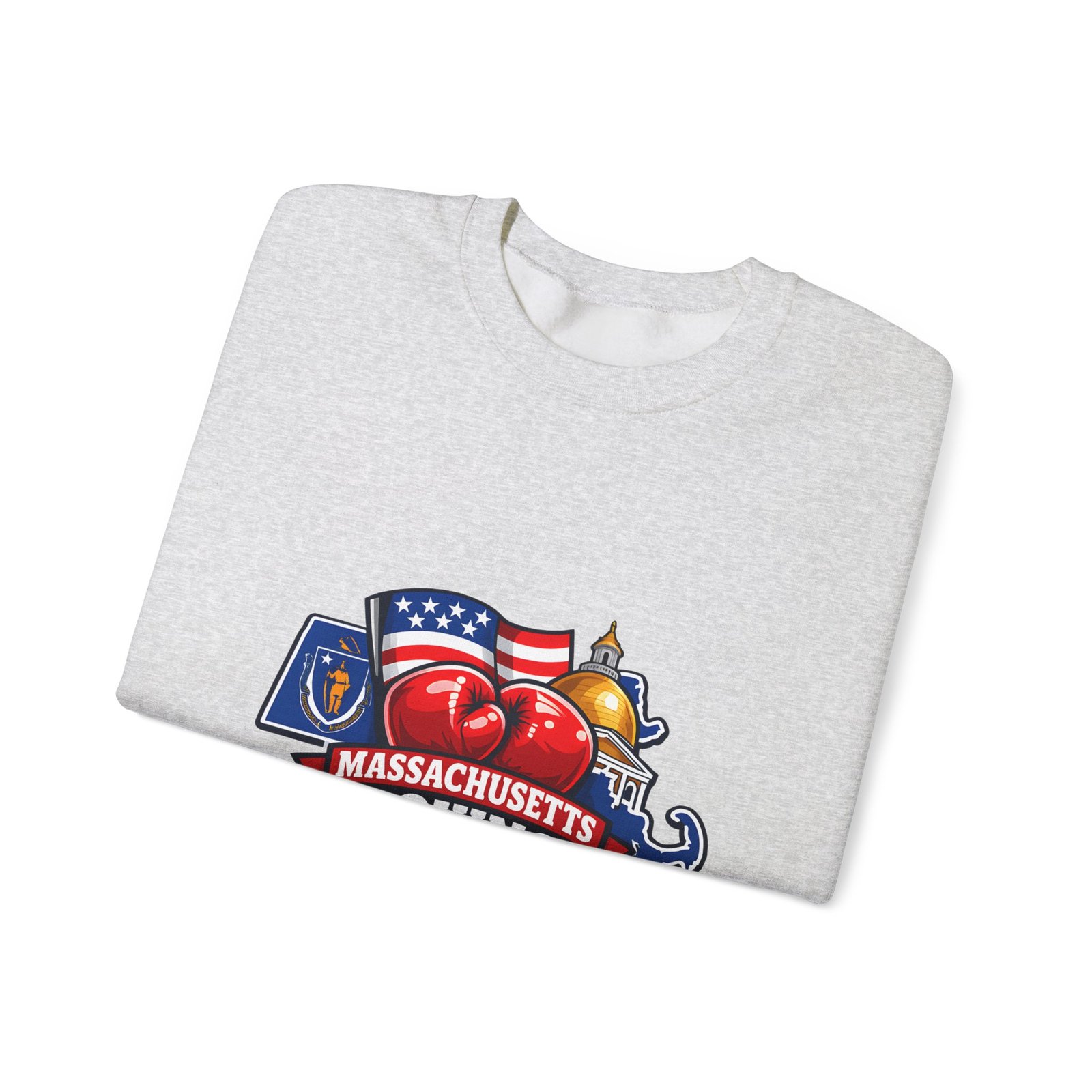 Massachusetts Boxing Crewneck Sweatshirt - Image 7