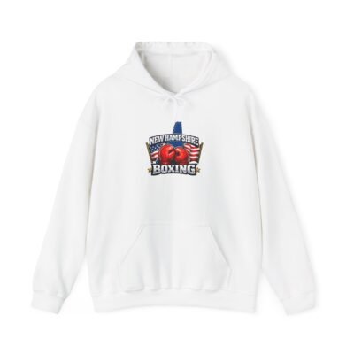 New Hampshire Boxing Hoodie — Retro Boxing Gloves Design