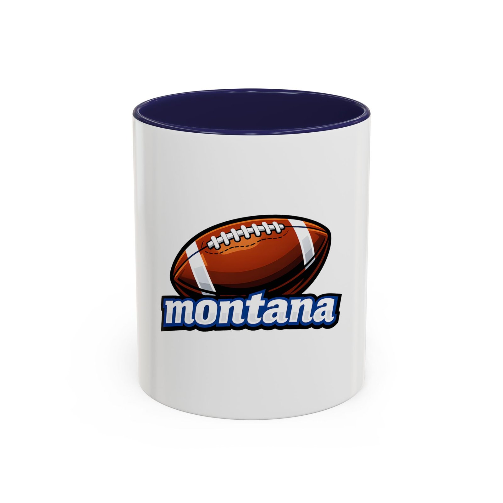 Montana Football Coffee Mug – Accent 11/15oz - Image 5