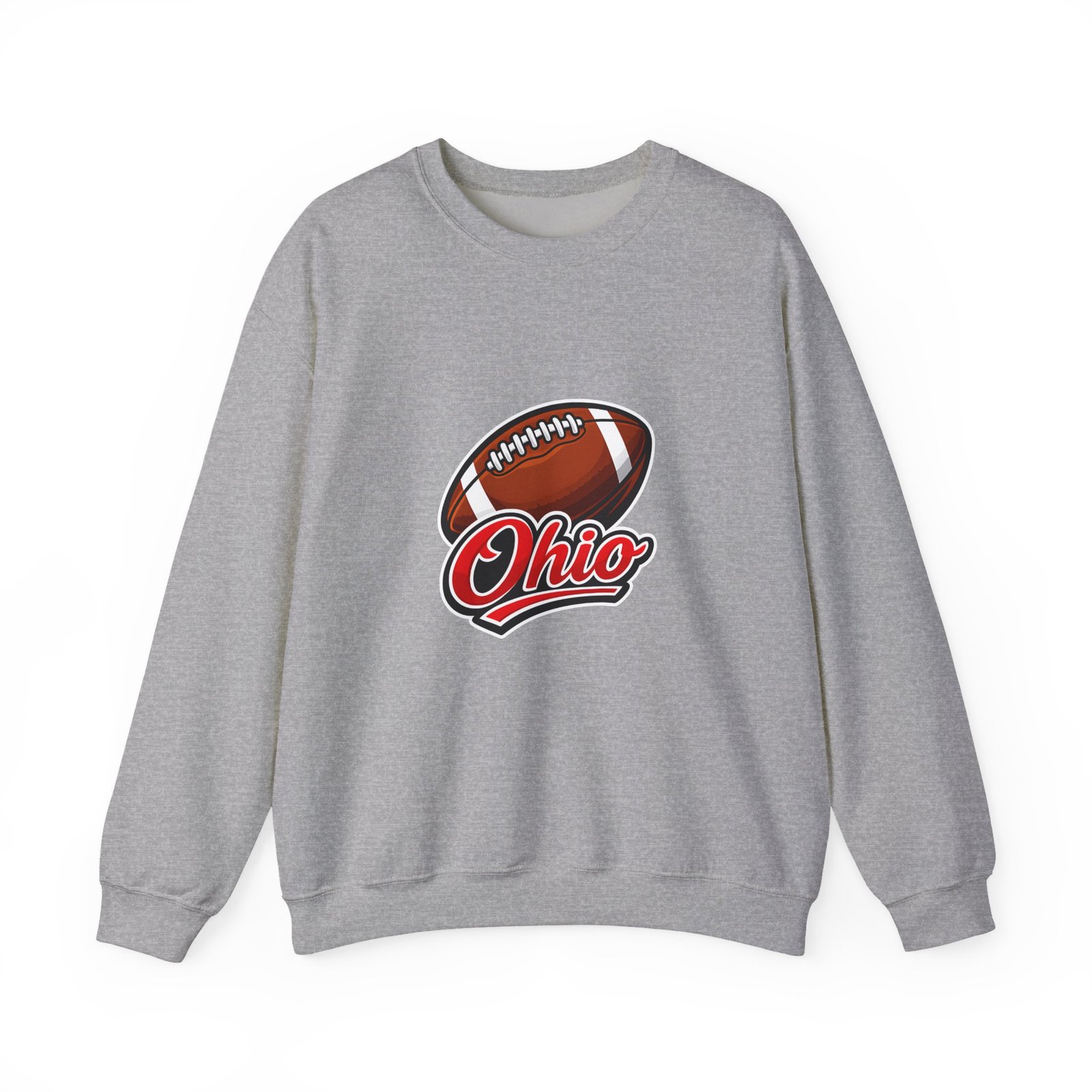 Crewneck Sweatshirt — Ohio Football Logo Crewneck - Image 21
