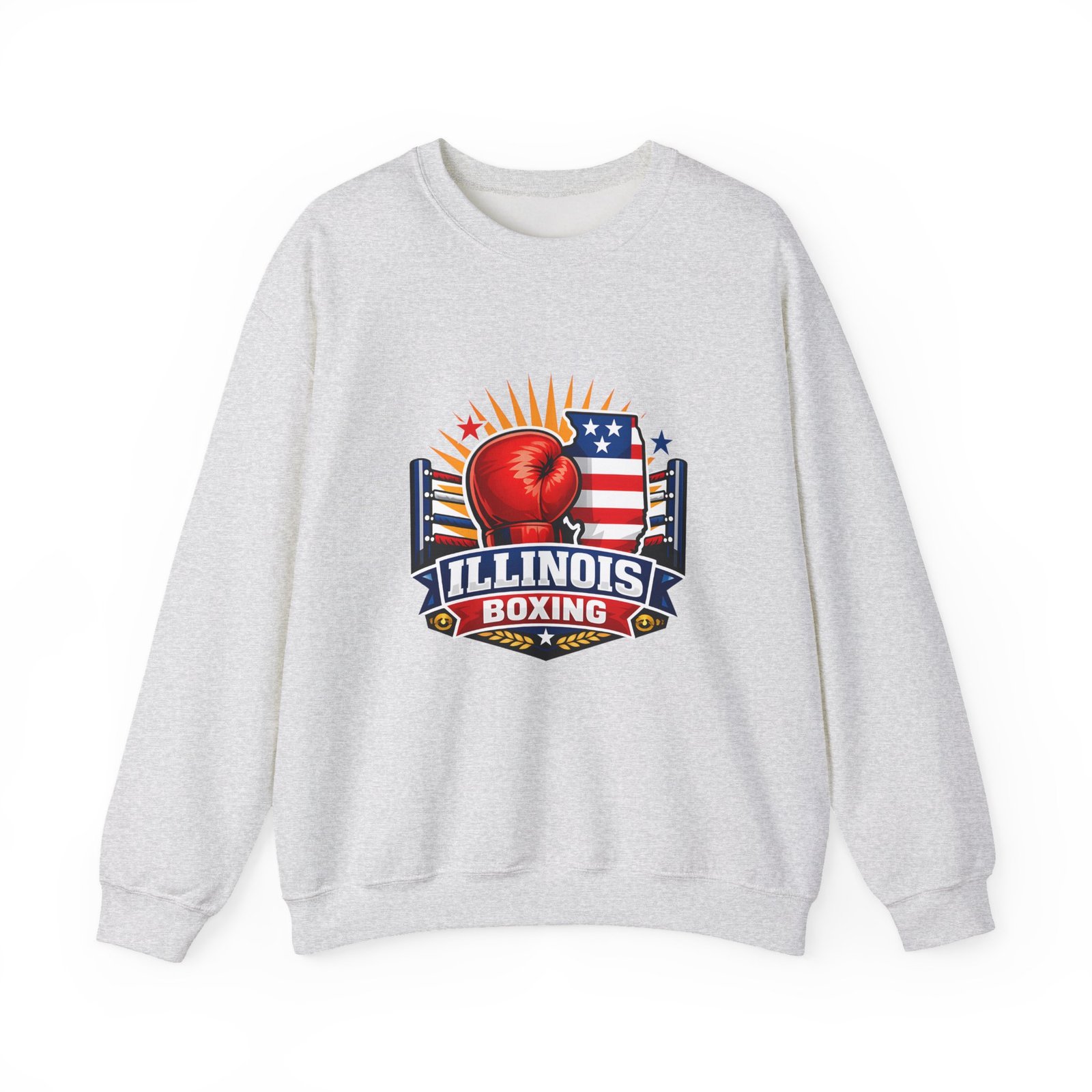 Illinois Boxing Crewneck Sweatshirt - Image 9