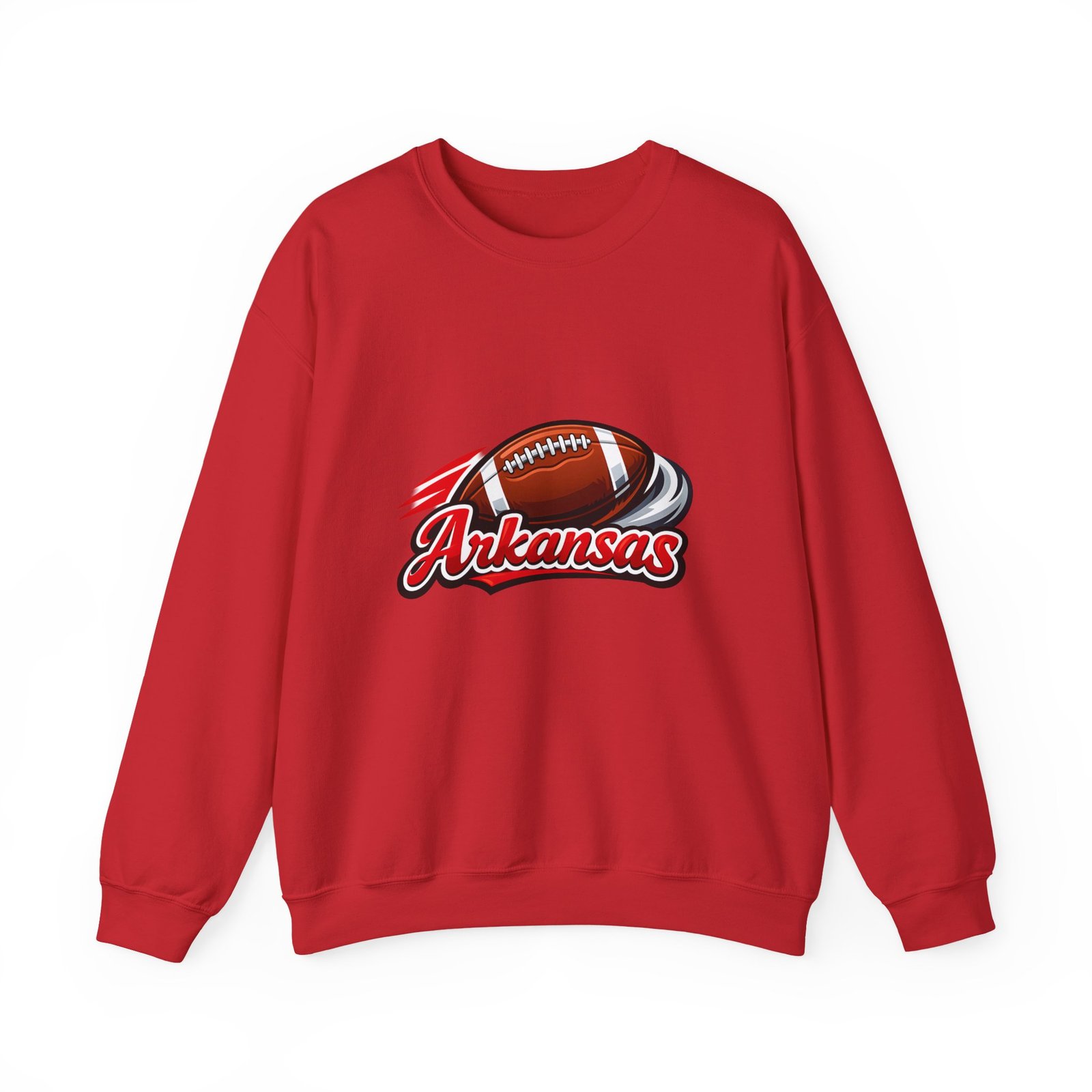 Arkansas Football Crewneck Sweatshirt — Retro Gridiron Logo - Image 45