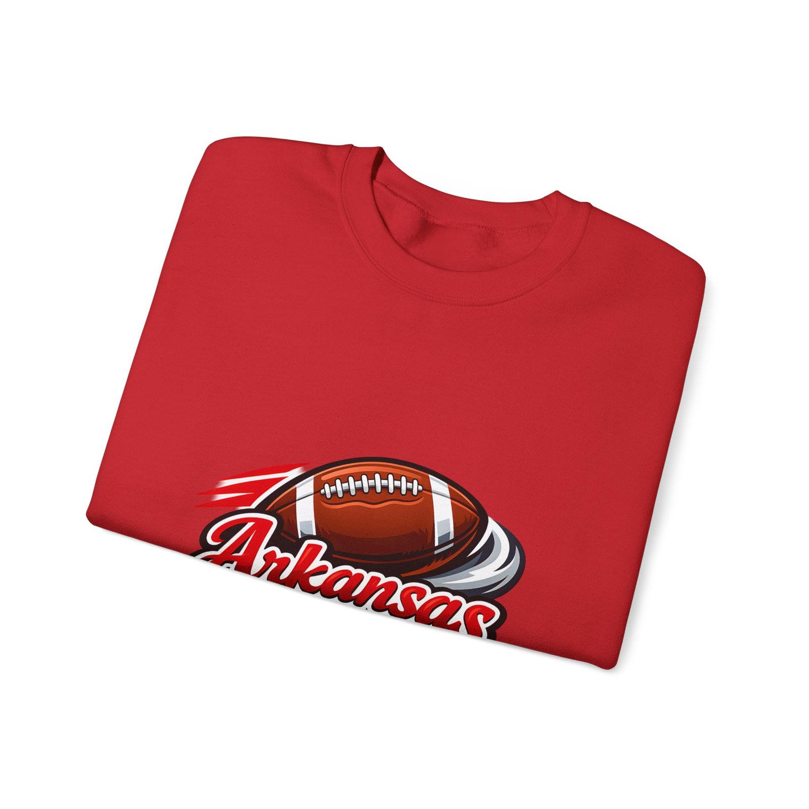 Arkansas Football Crewneck Sweatshirt — Retro Gridiron Logo - Image 47