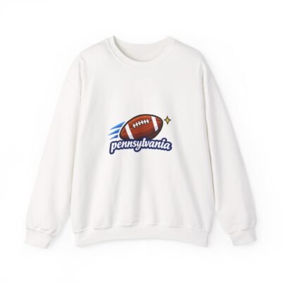 Pennsylvania Football Crewneck Sweatshirt — State Pride Jersey Style