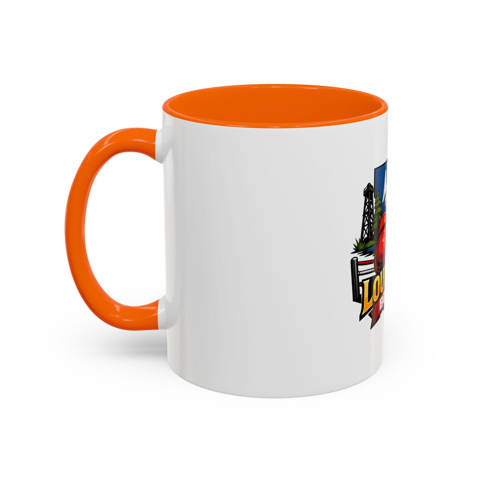 Louisiana Boxing Accent Coffee Mug – Red Gloves State Pride (11/15oz) - Image 43