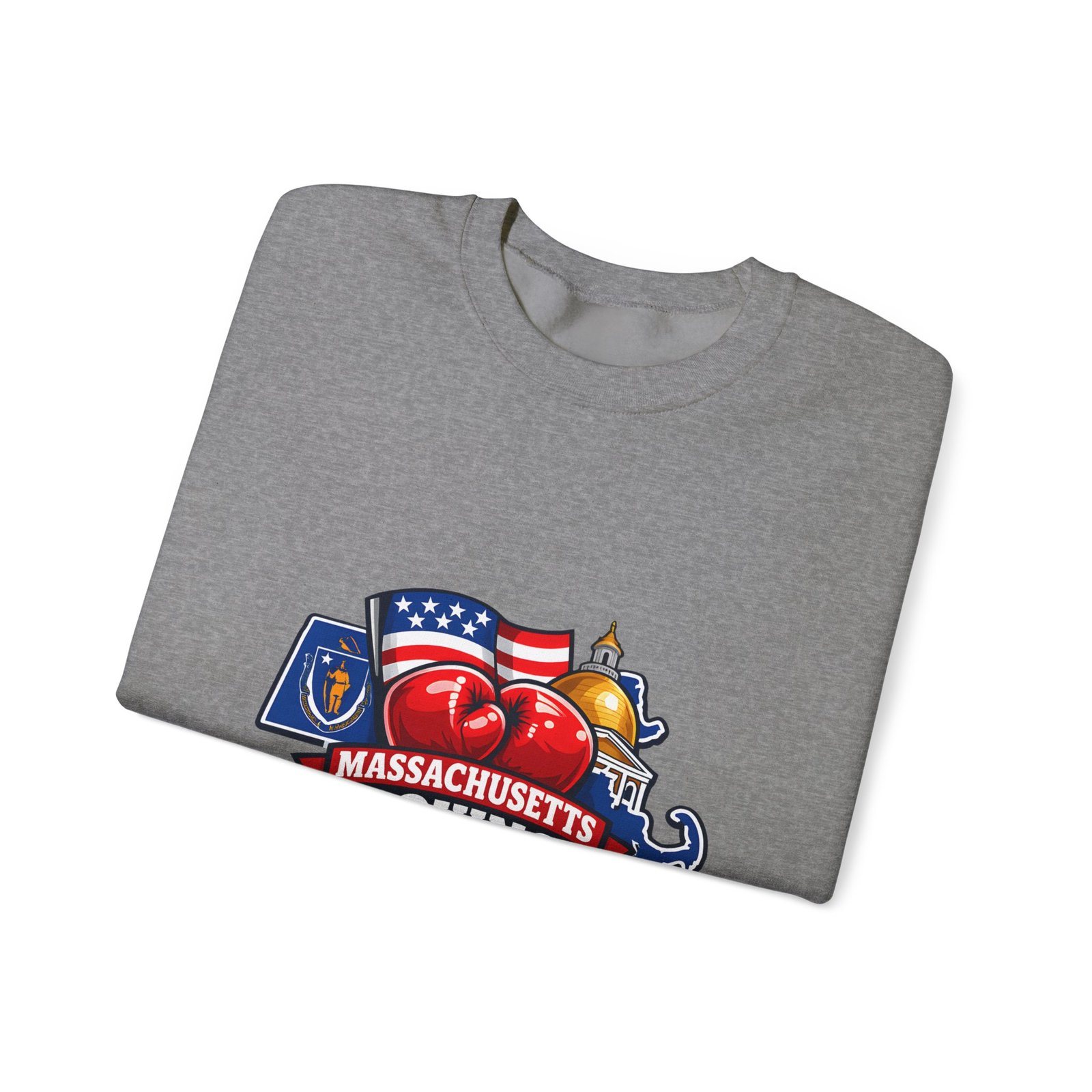 Massachusetts Boxing Crewneck Sweatshirt - Image 31