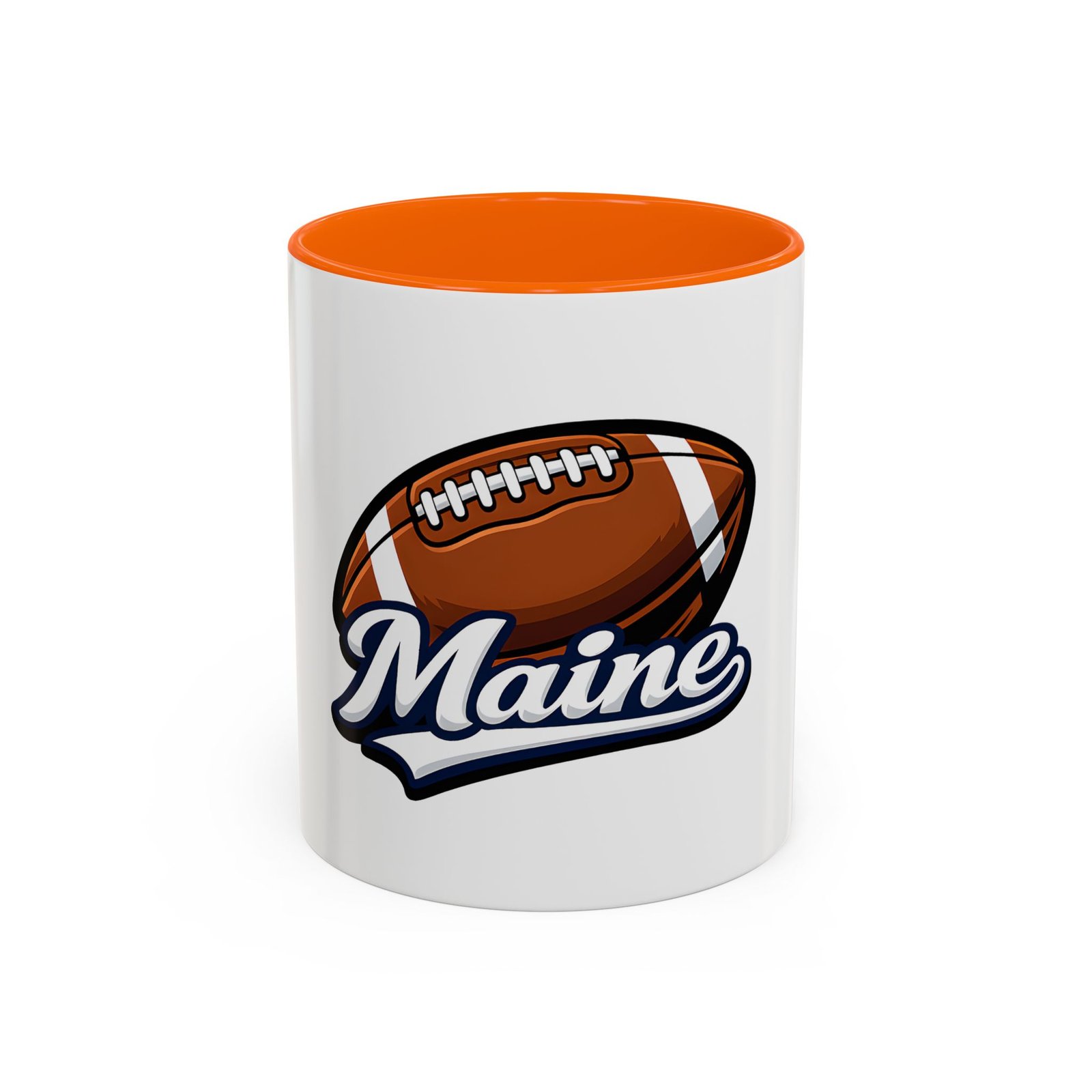 Maine Football Accent Coffee Mug – 11/15oz - Image 41